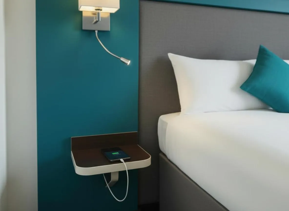 Bed in Ramada Milton Keynes