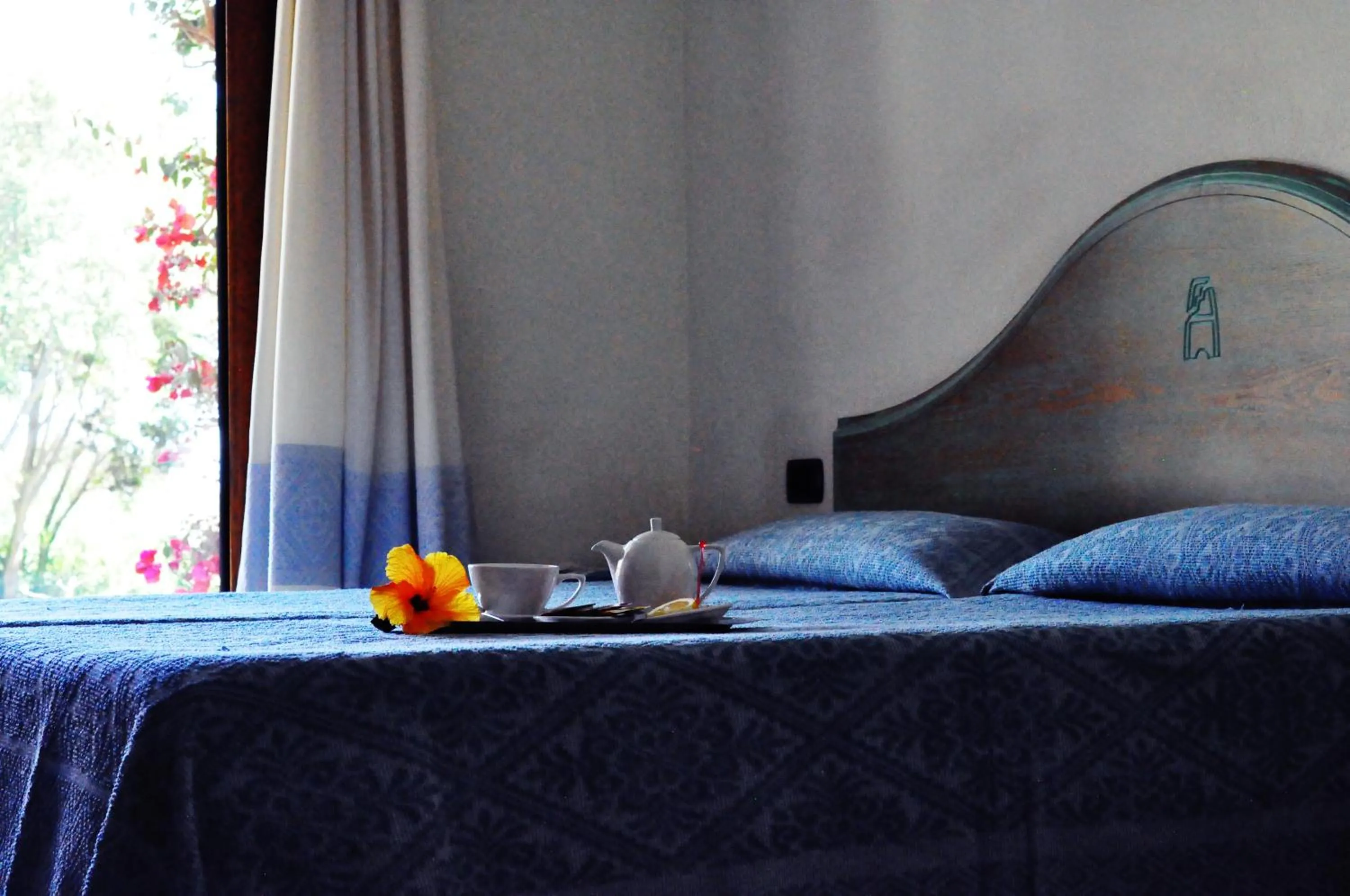 Bedroom, Bed in Hotel Su Giganti