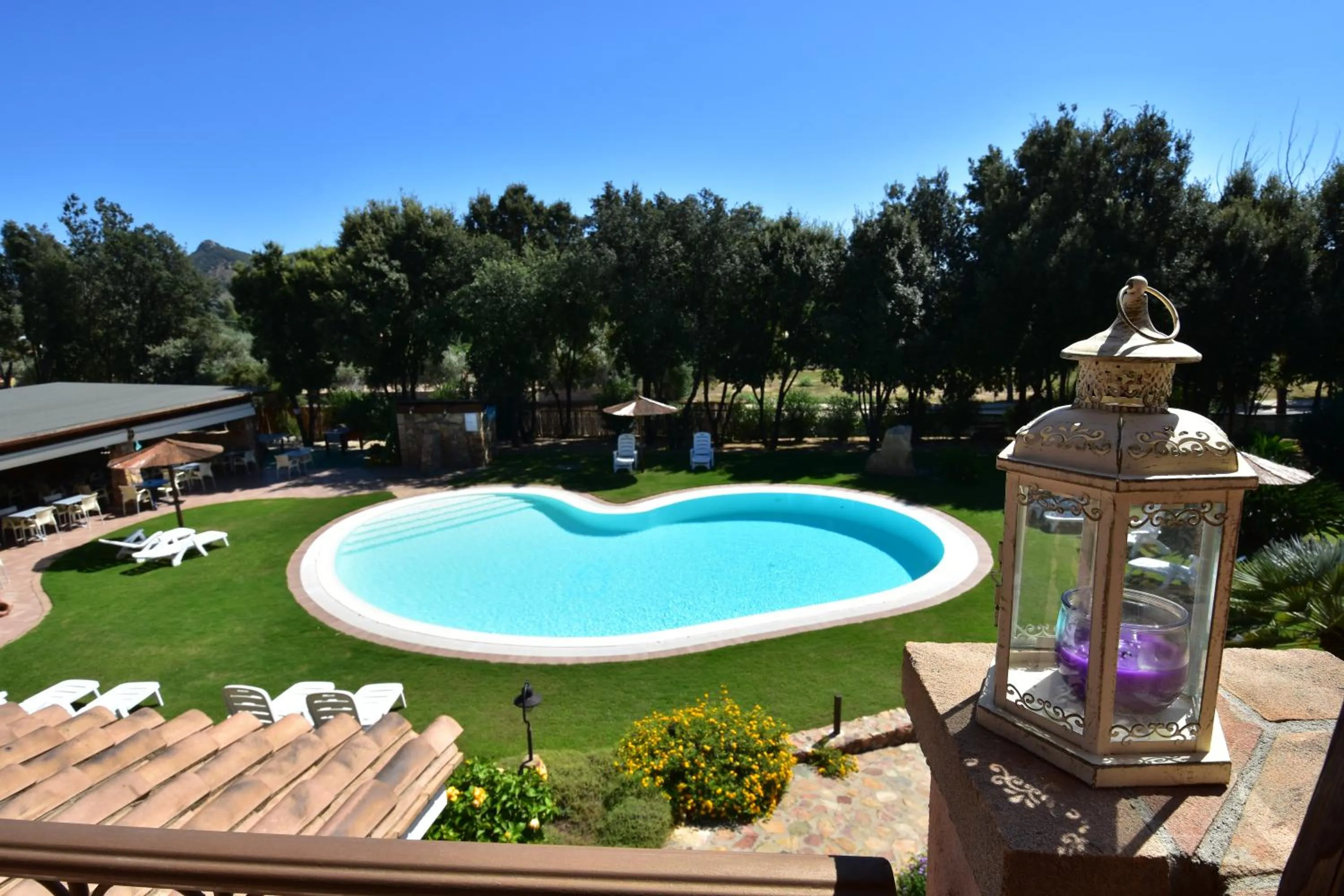 Garden in Hotel Su Giganti