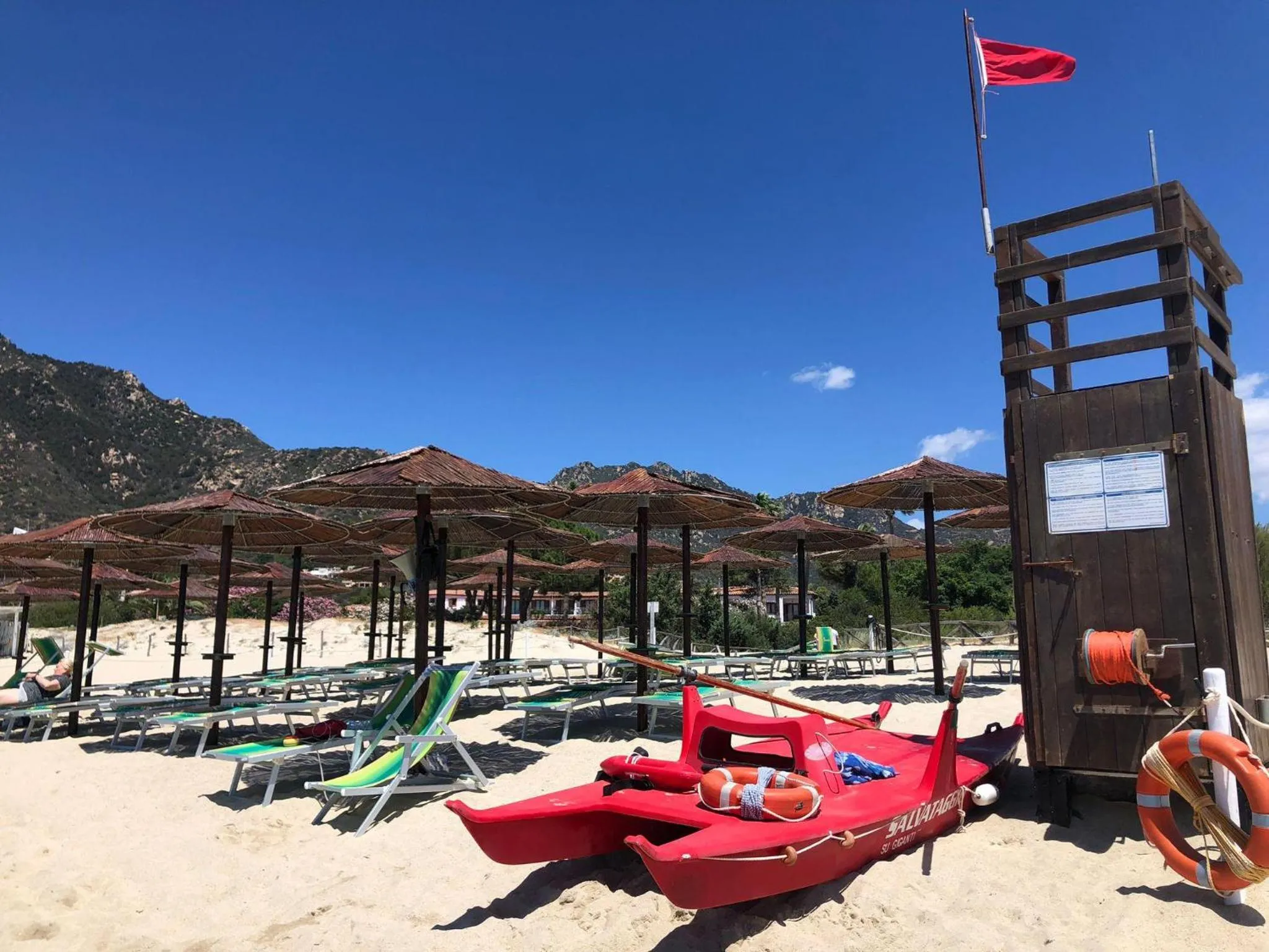 Natural landscape in Hotel Su Giganti