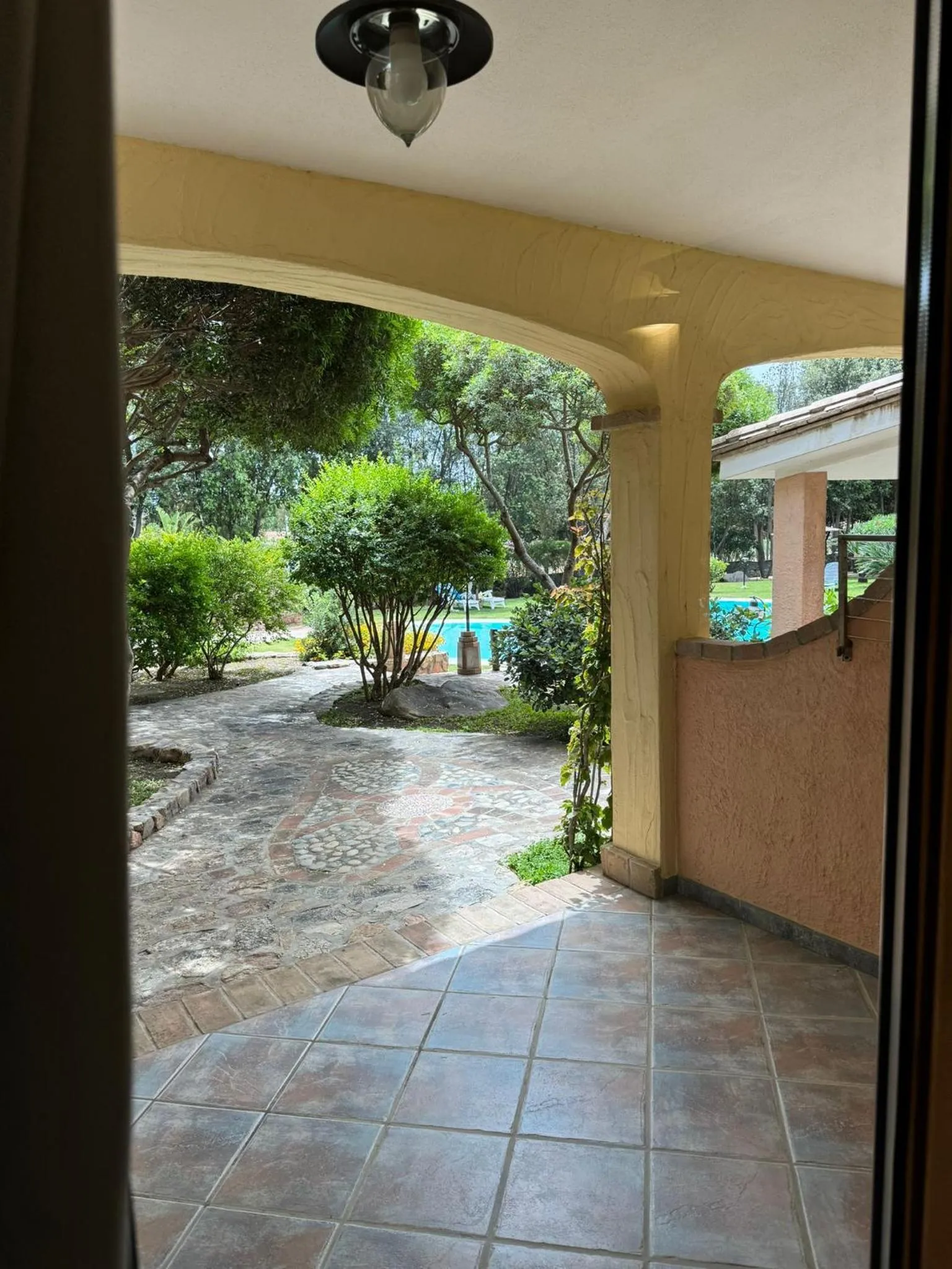 Garden in Hotel Su Giganti