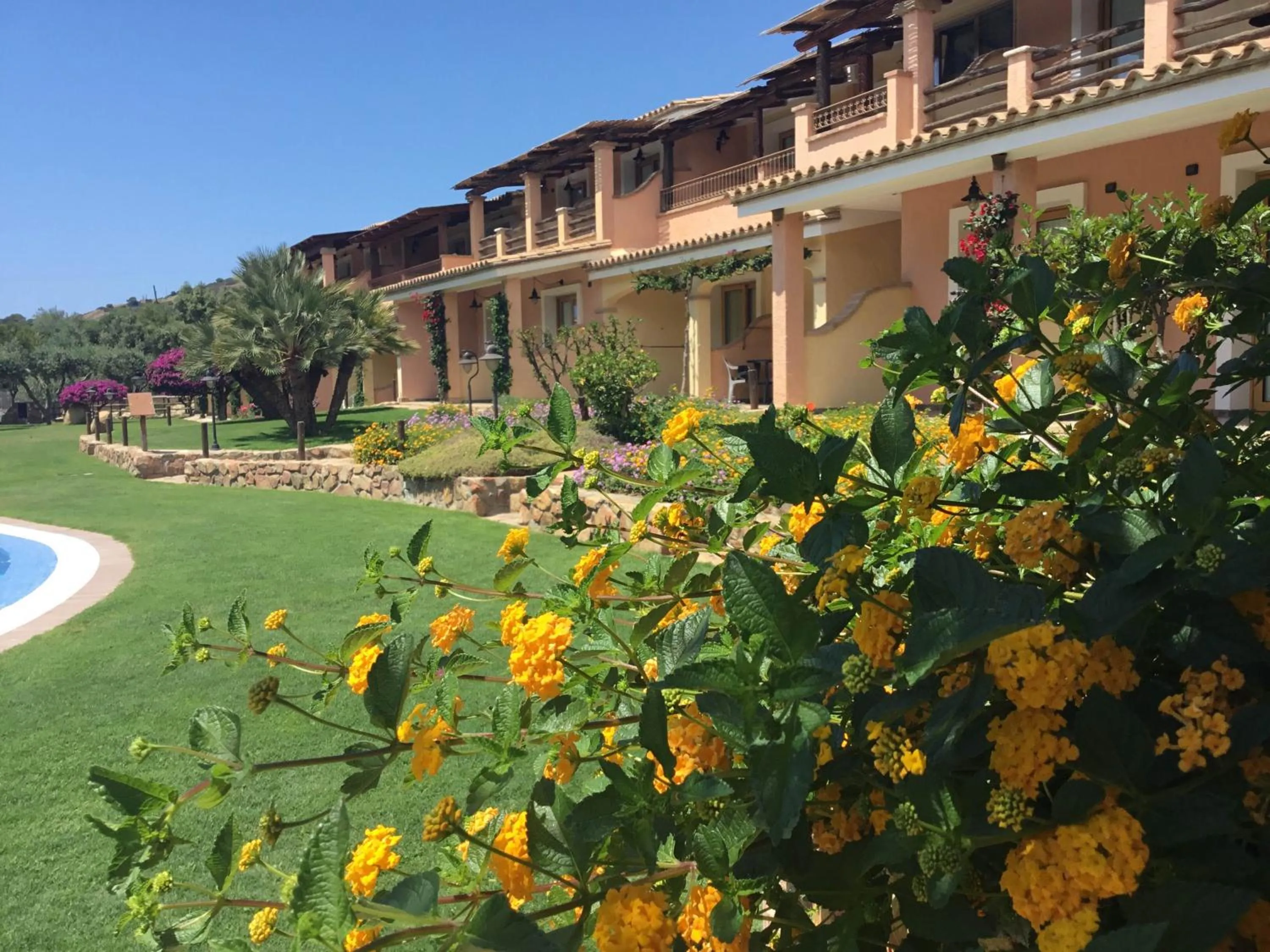 Garden in Hotel Su Giganti