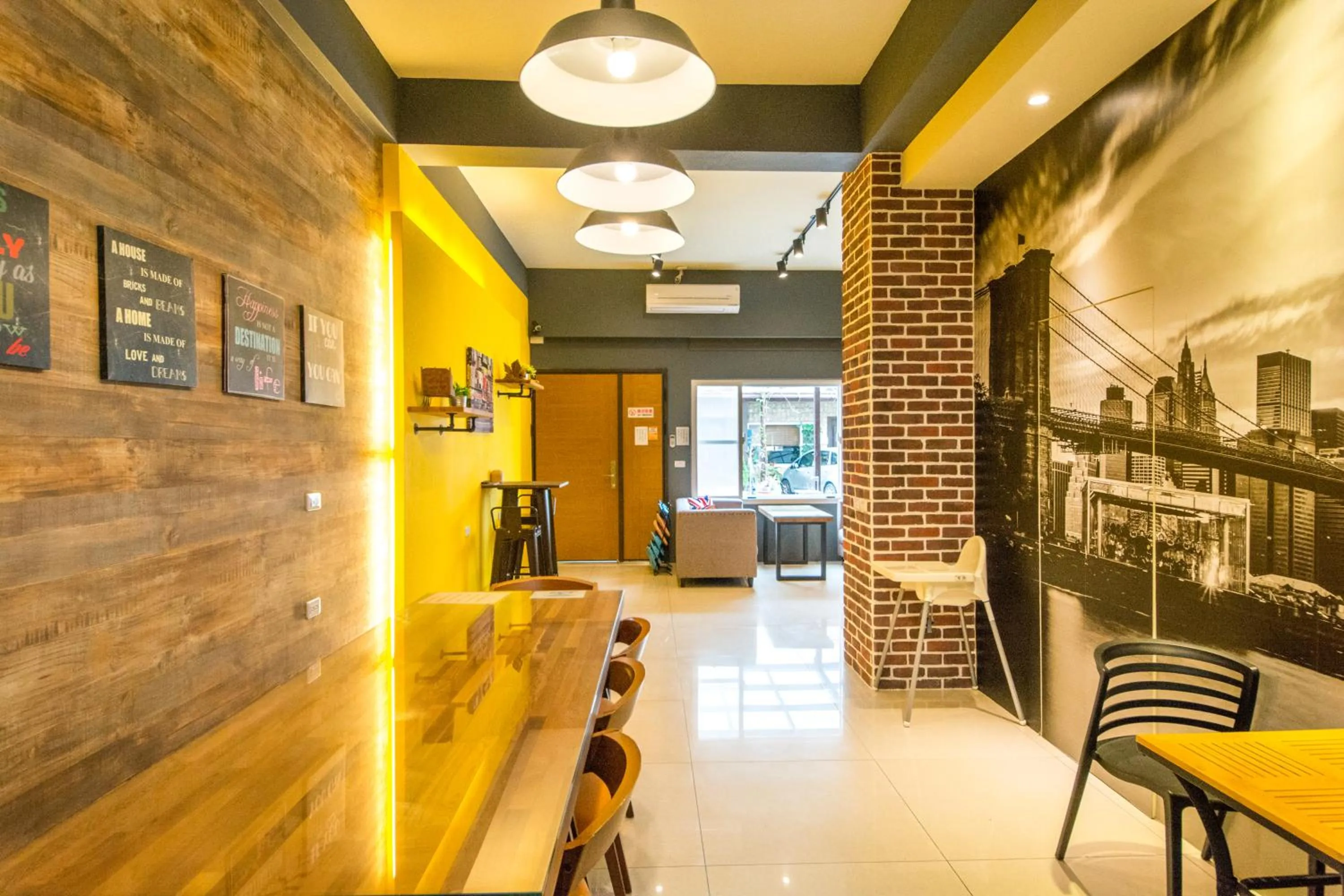 Living room in Tony's house