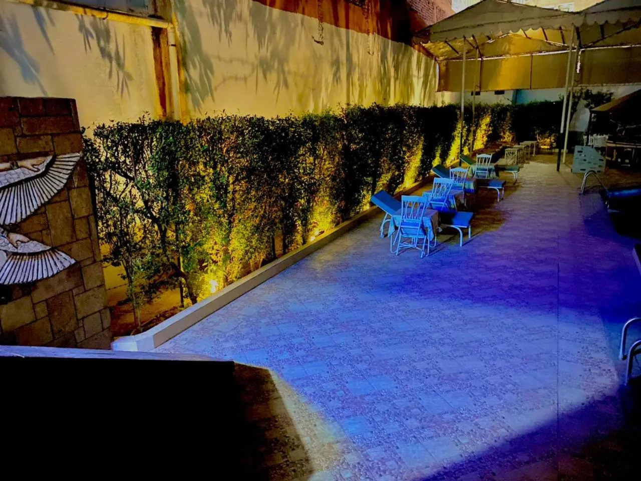 Swimming pool in Shady Hotel Luxor