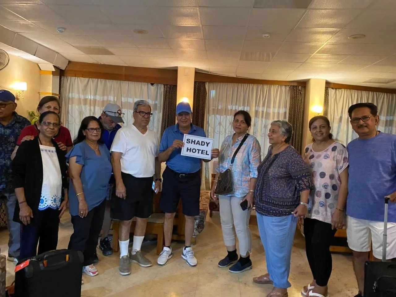 People in Shady Hotel Luxor