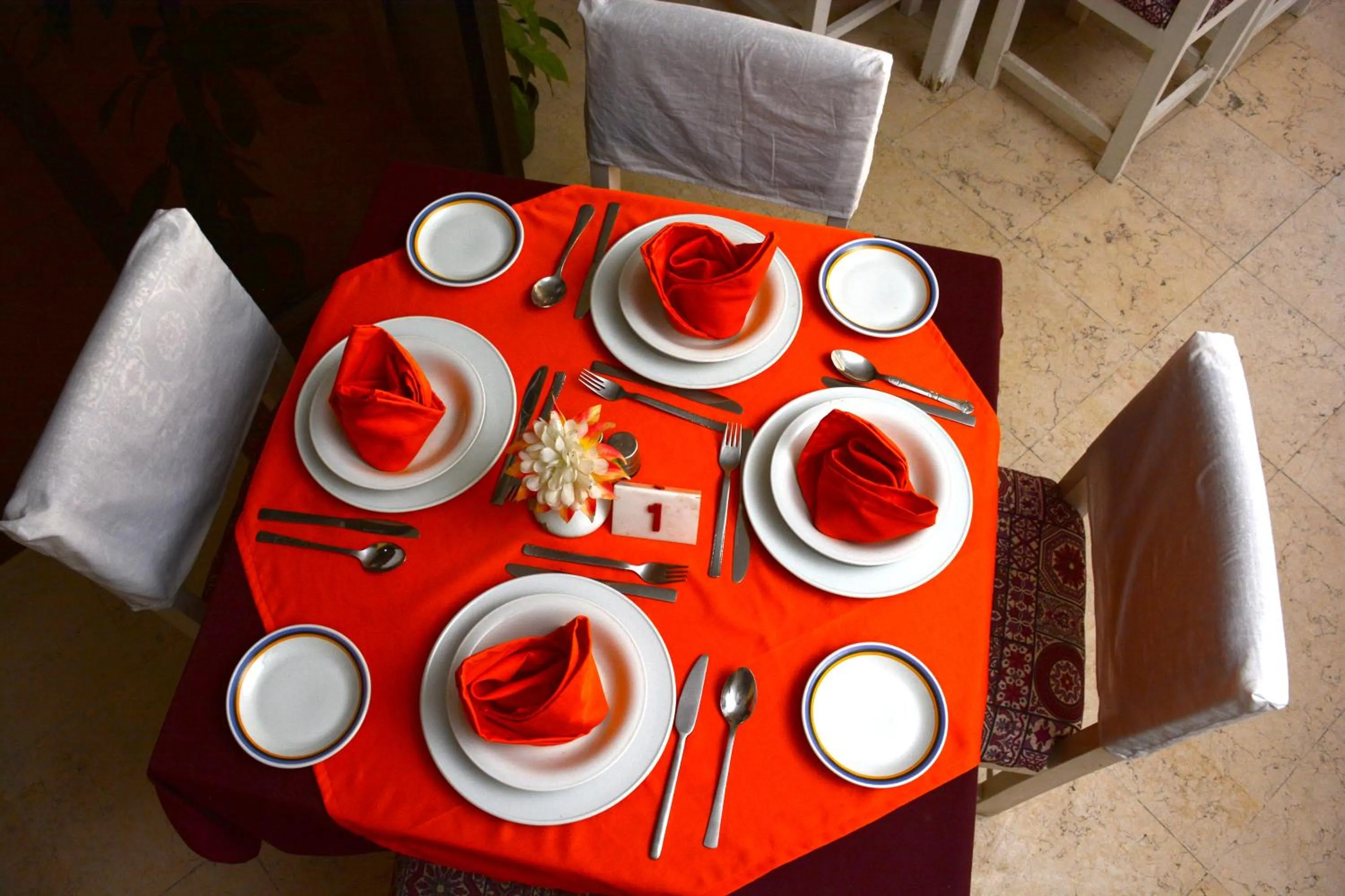 Dining area in Shady Hotel Luxor