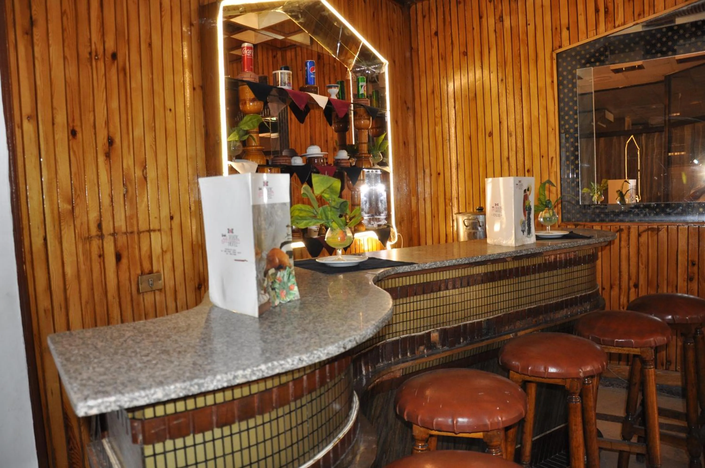 Patio in Shady Hotel Luxor