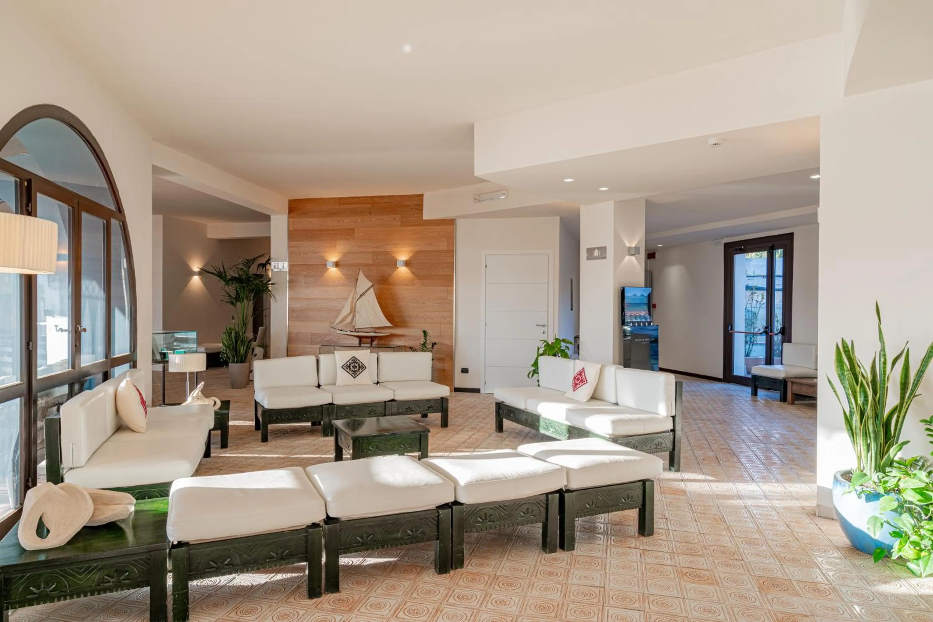 Lobby or reception in Hotel Calabona