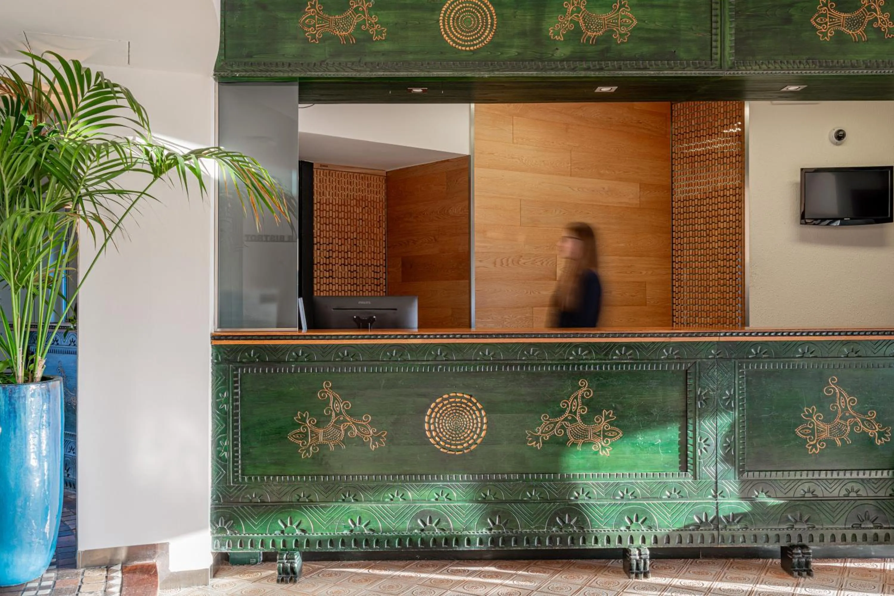 Lobby or reception in Hotel Calabona