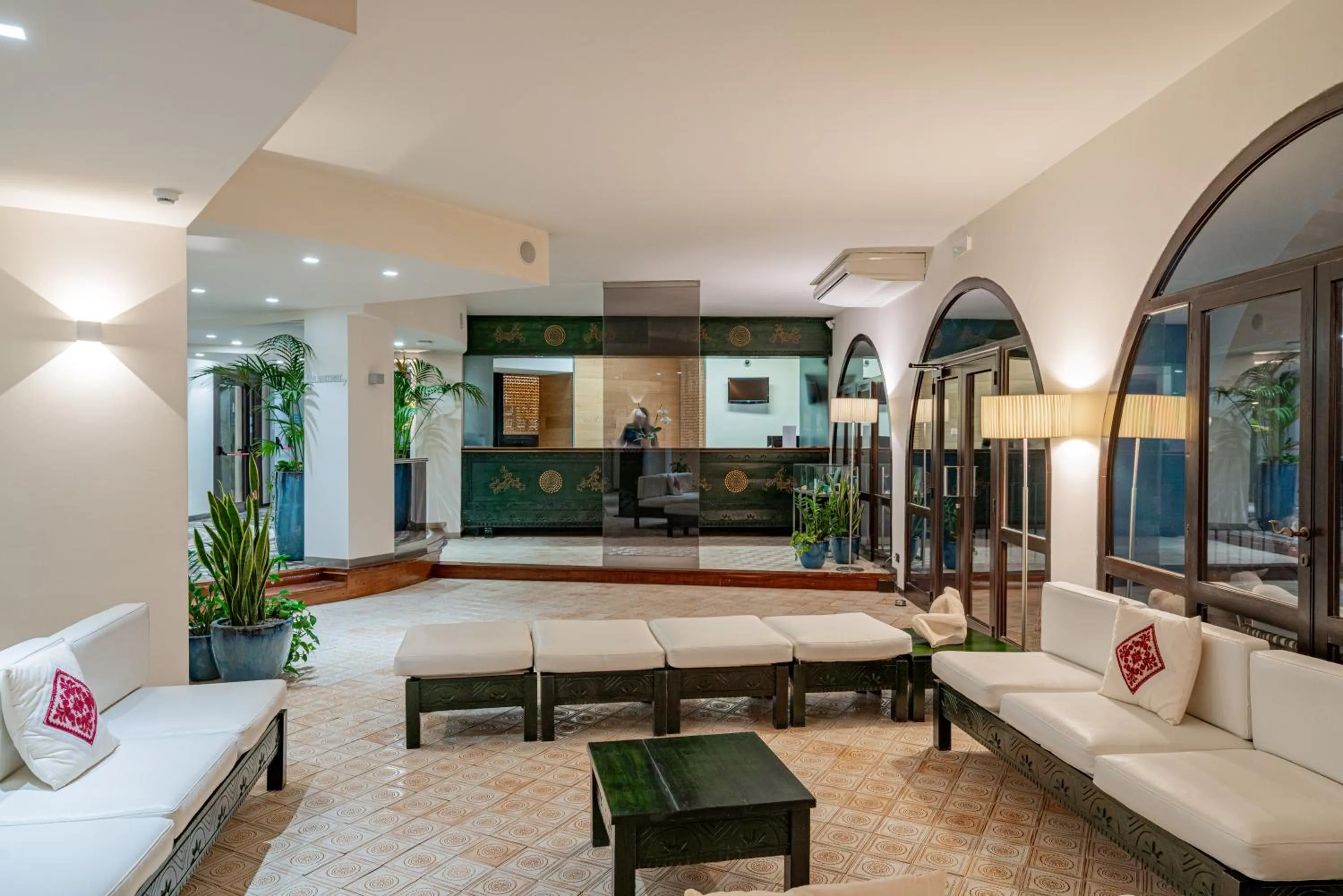 Lobby or reception in Hotel Calabona