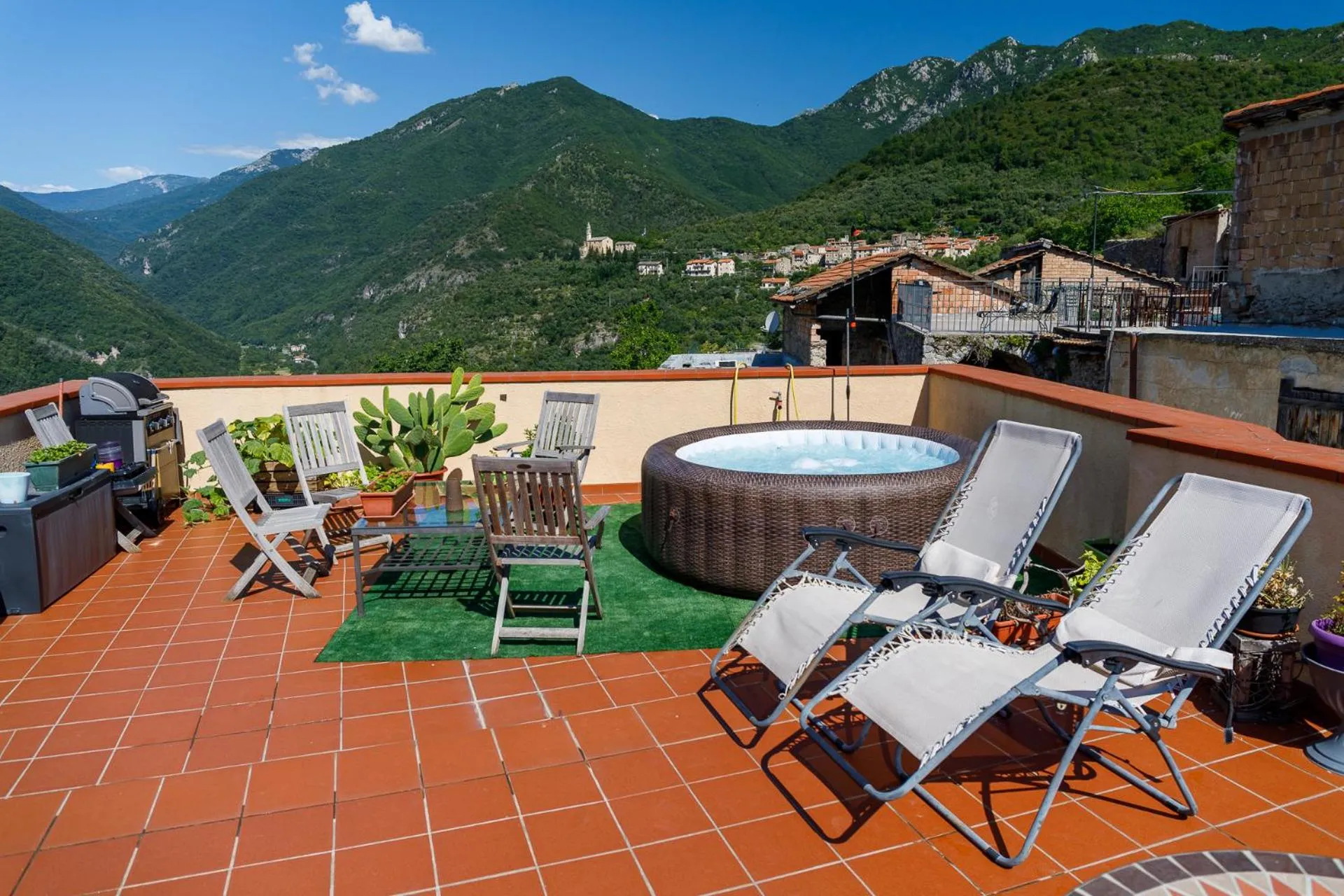 BBQ facilities in Arvé Castelbianco - B&B e Appartamento