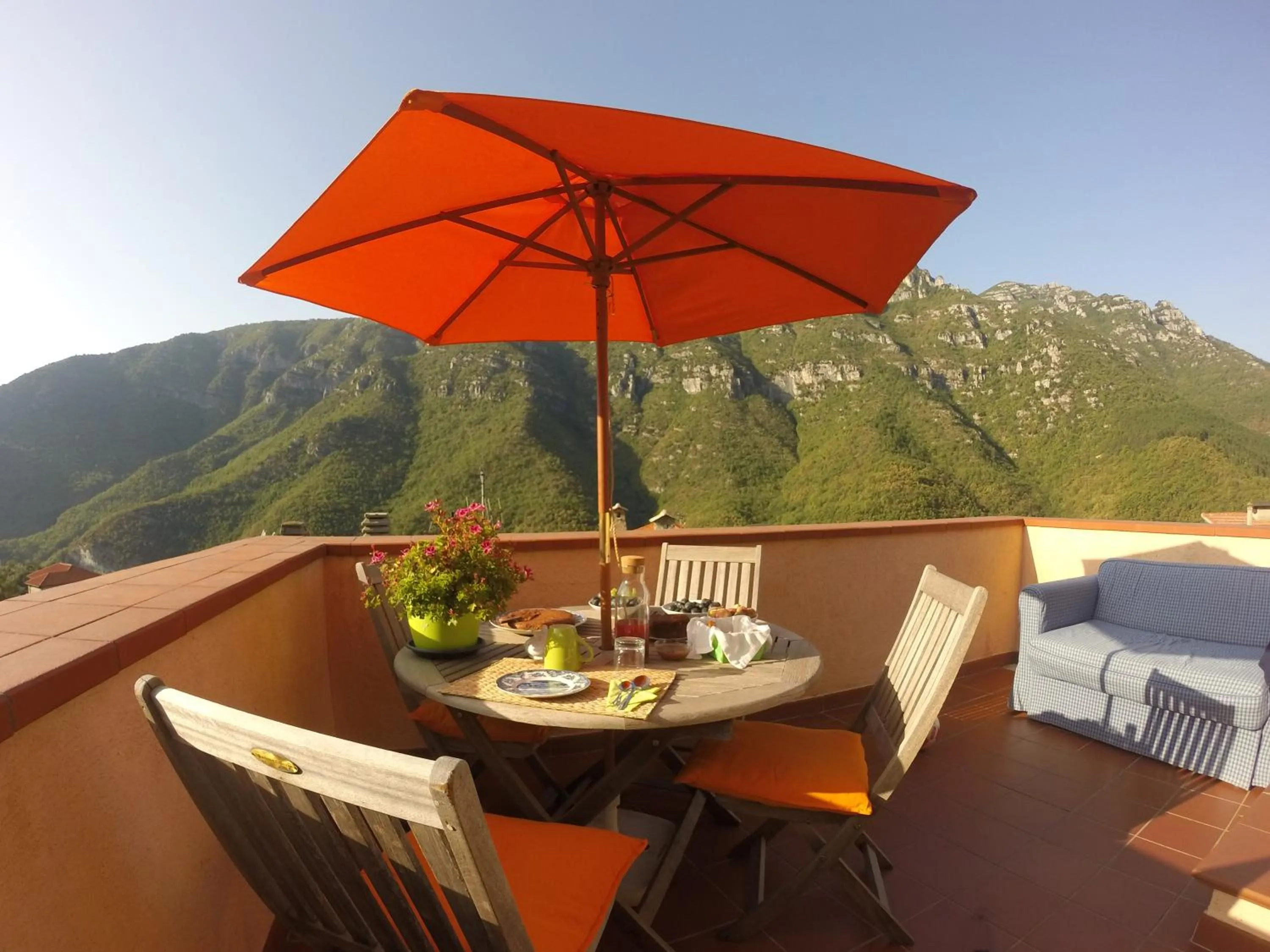 Balcony/Terrace in Arvé Castelbianco - B&B e Appartamento
