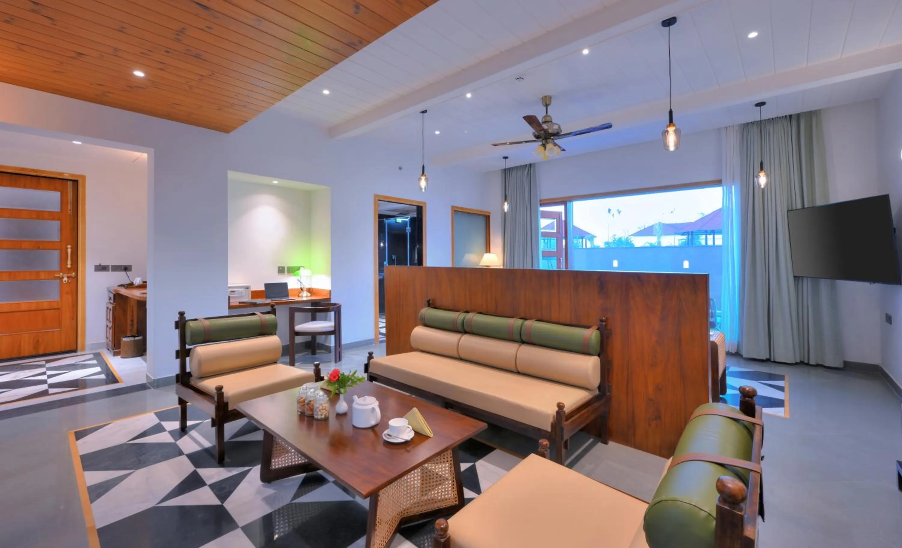 Seating area in Ranthambore Bagh Palace