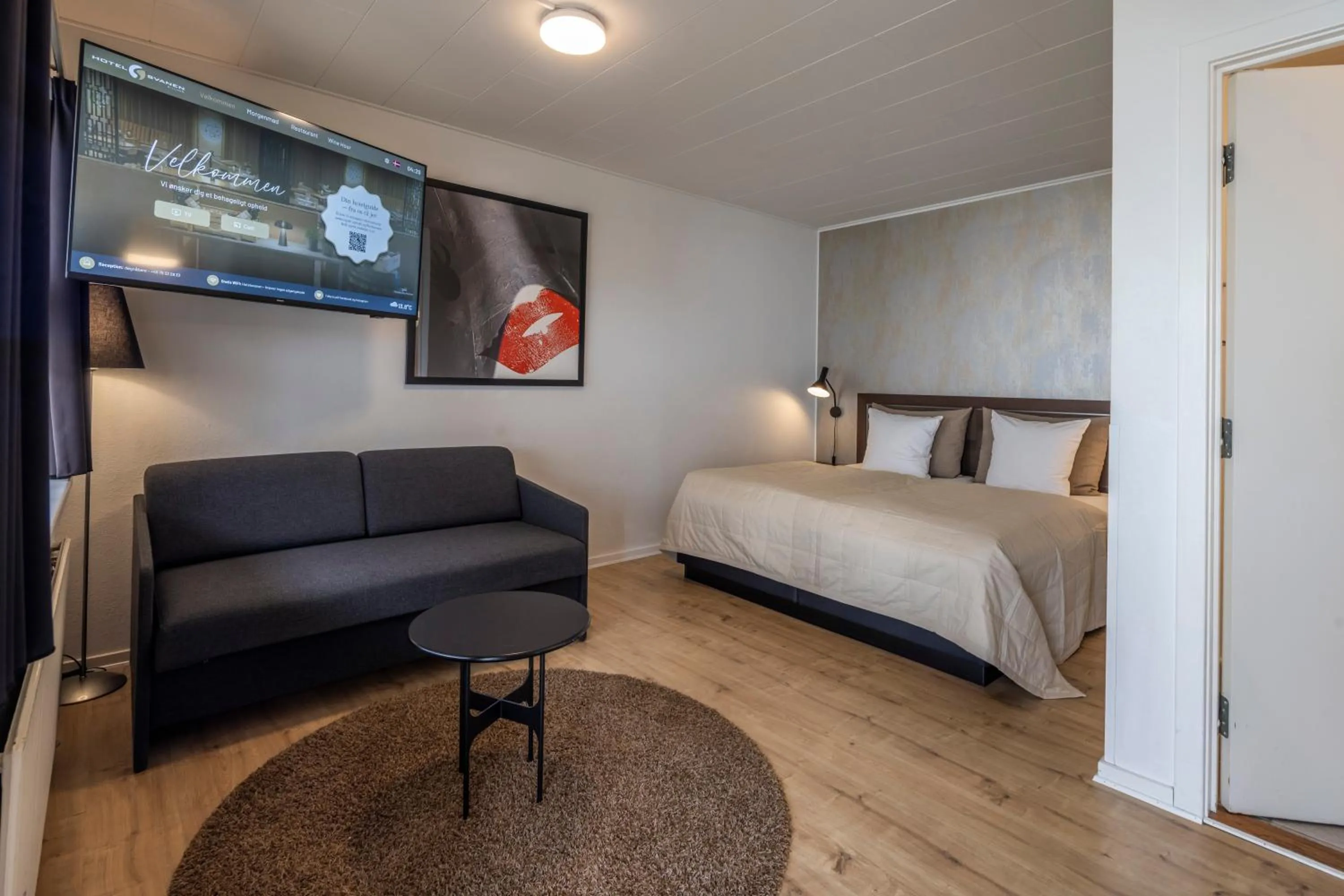 Bed in Hotel Svanen, Small Danish Hotels & BW Signature Collection