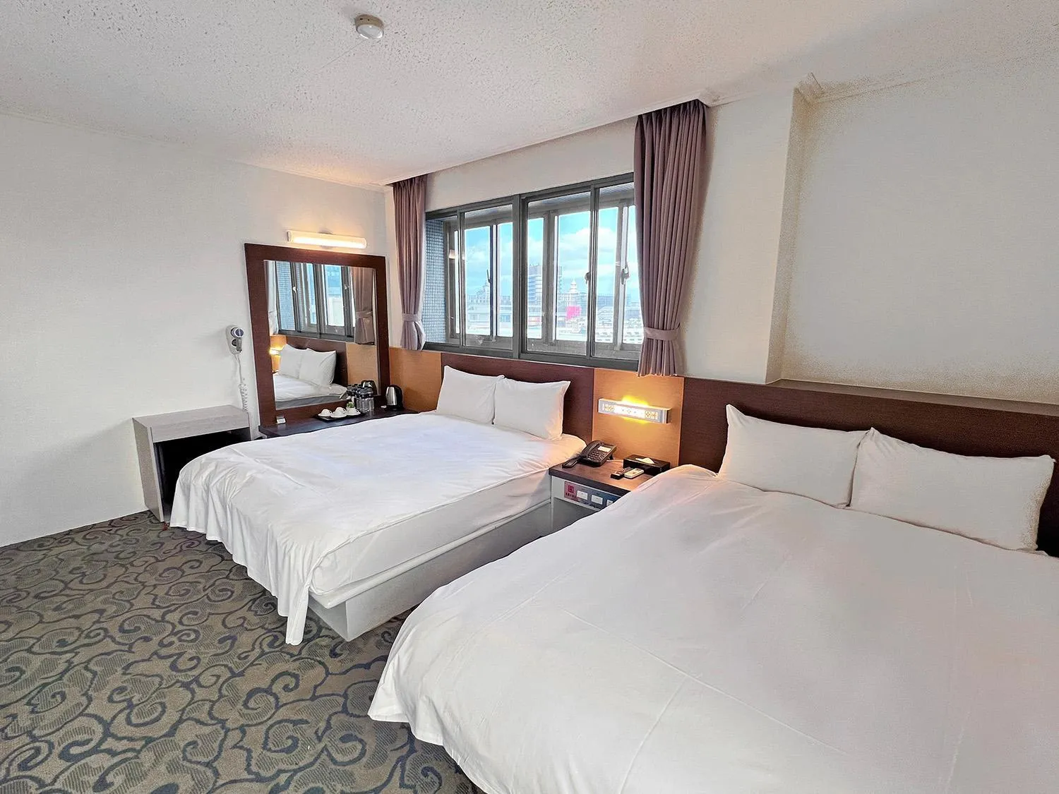 Bed in Foung Kou Hotel