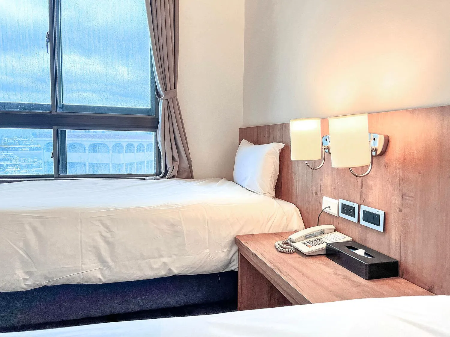 Bed in Foung Kou Hotel