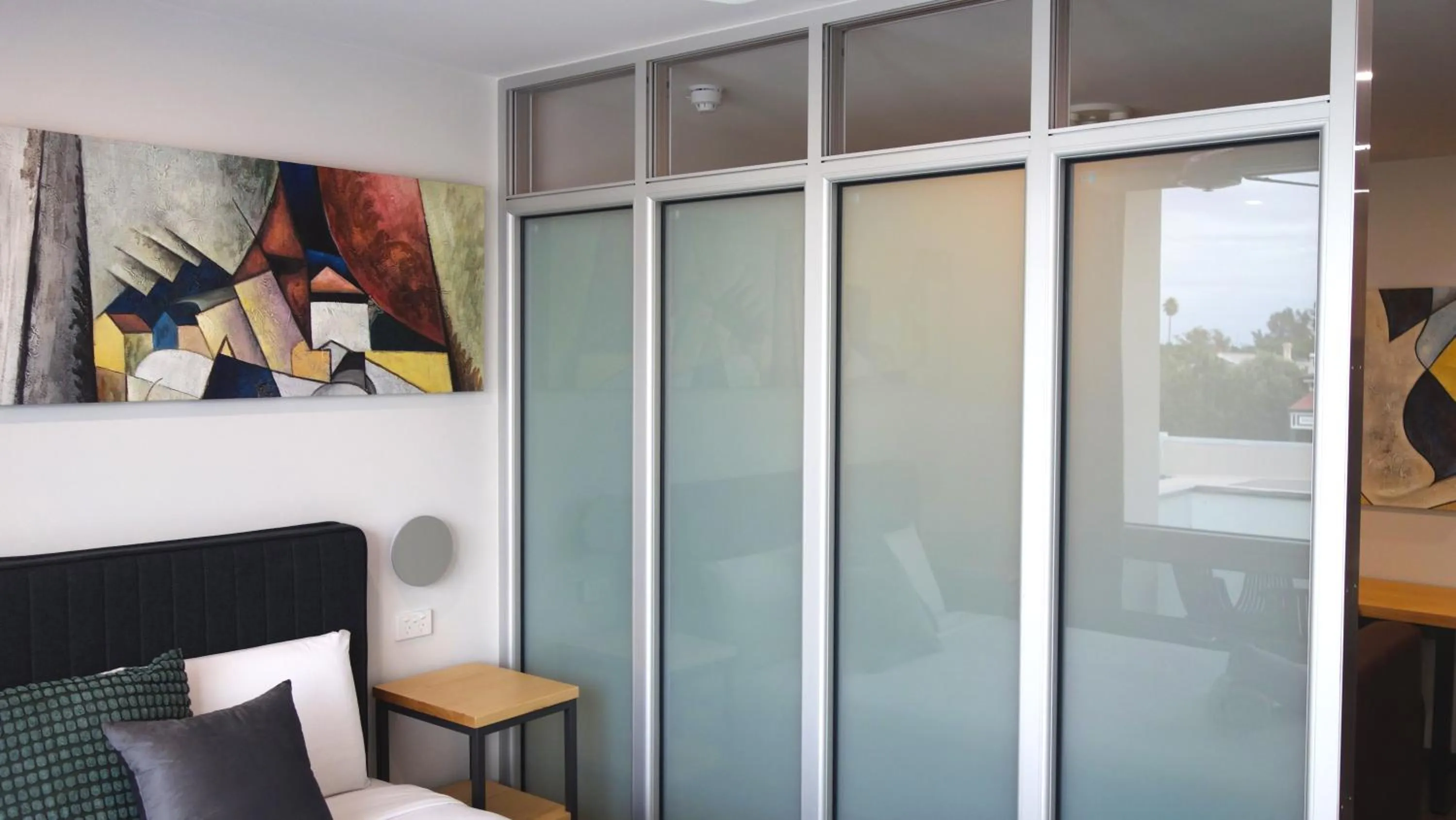 Bedroom in Semaphore Splash Apartments