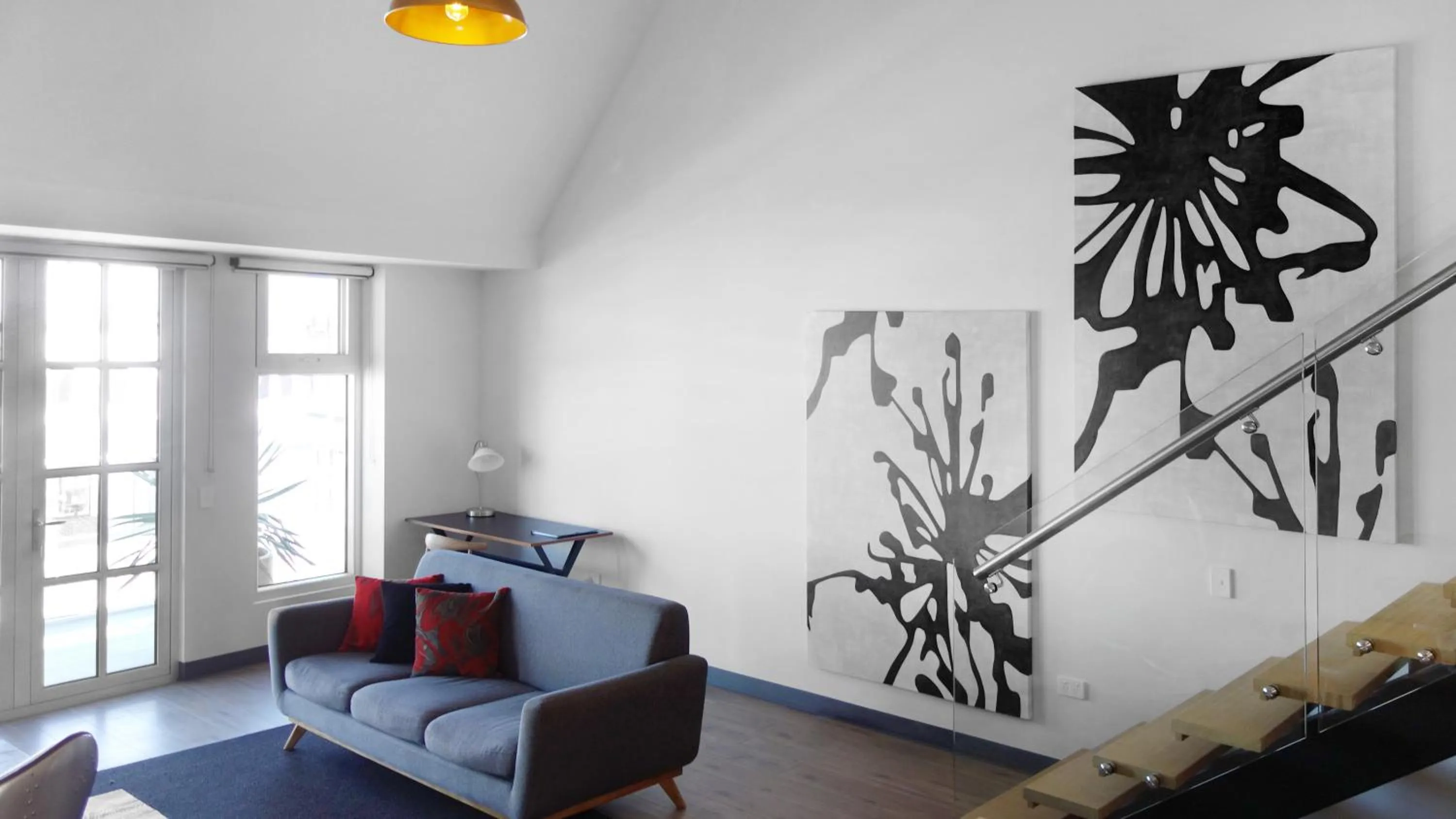 Living room in Semaphore Splash Apartments