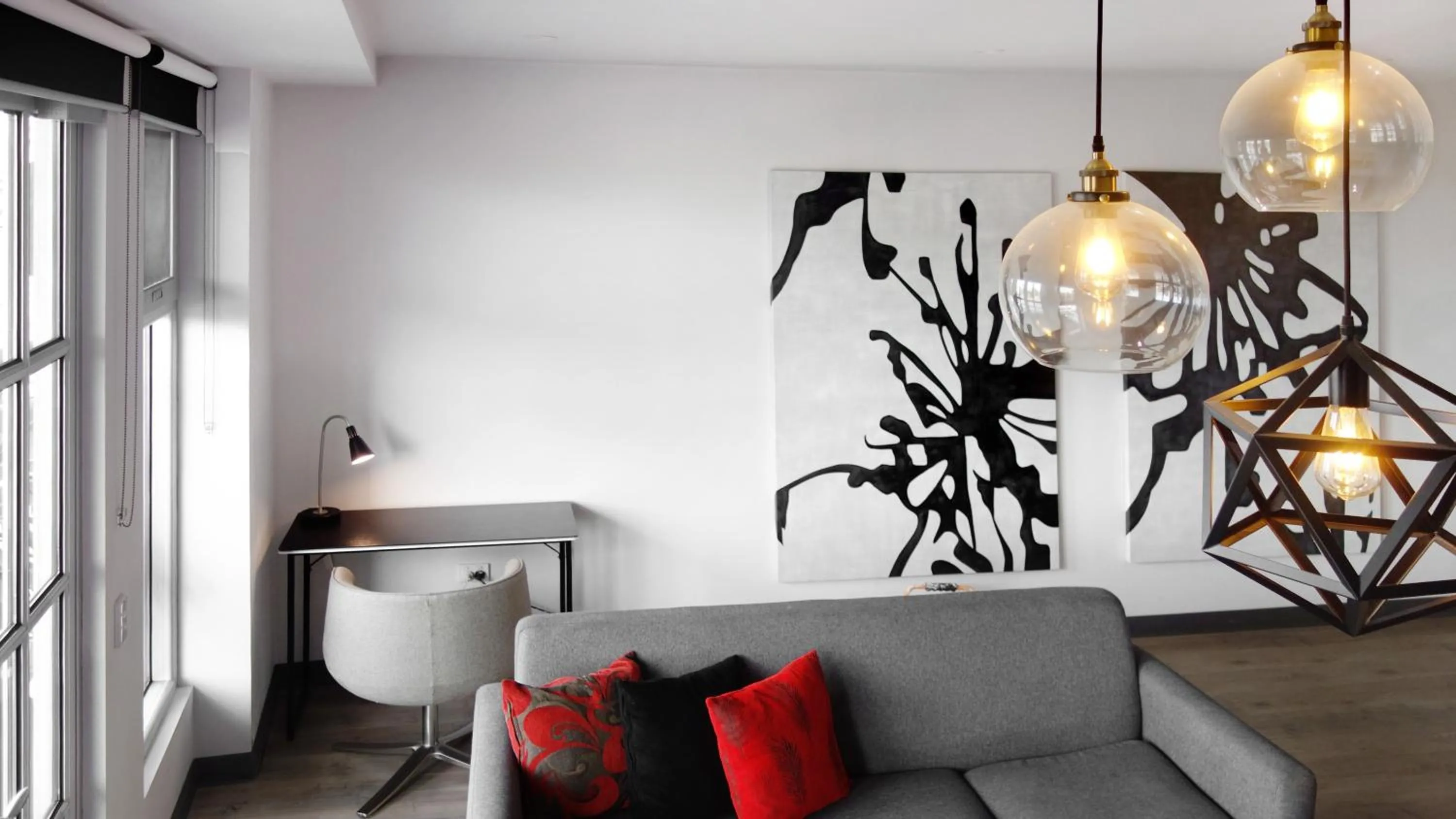 Living room in Semaphore Splash Apartments