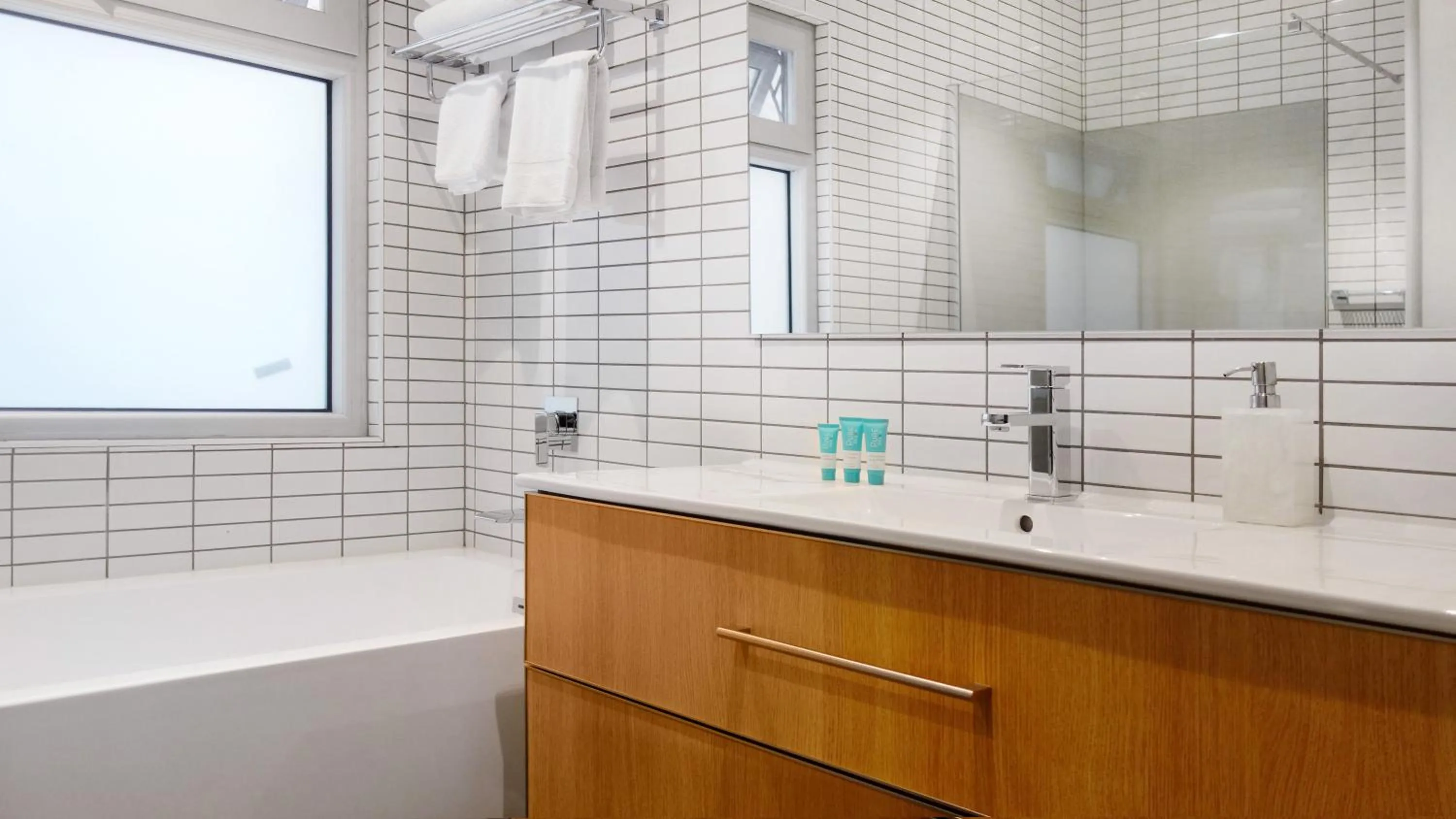 Bathroom in Semaphore Splash Apartments