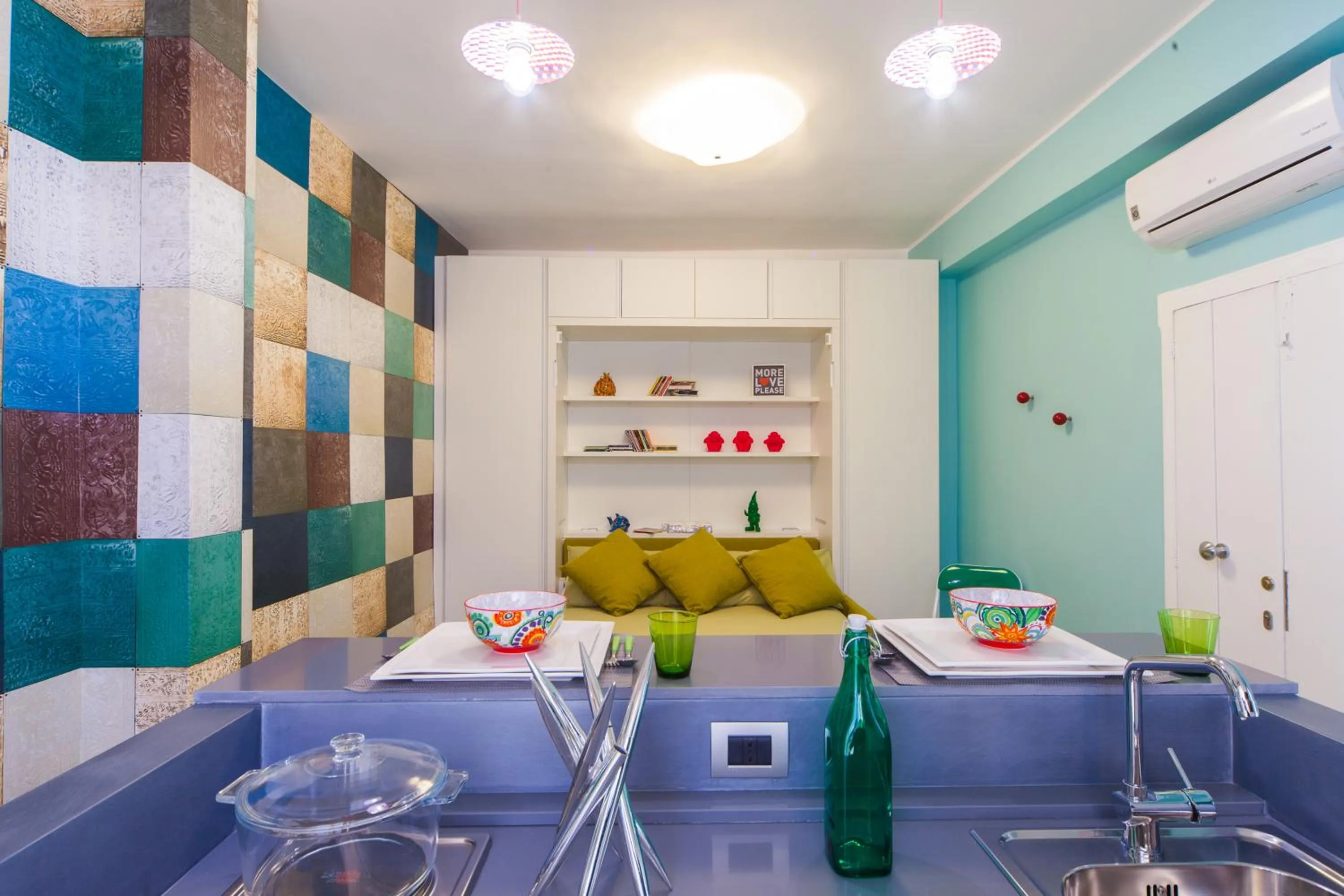 Kitchen or kitchenette in Casa Vacanza al Castello