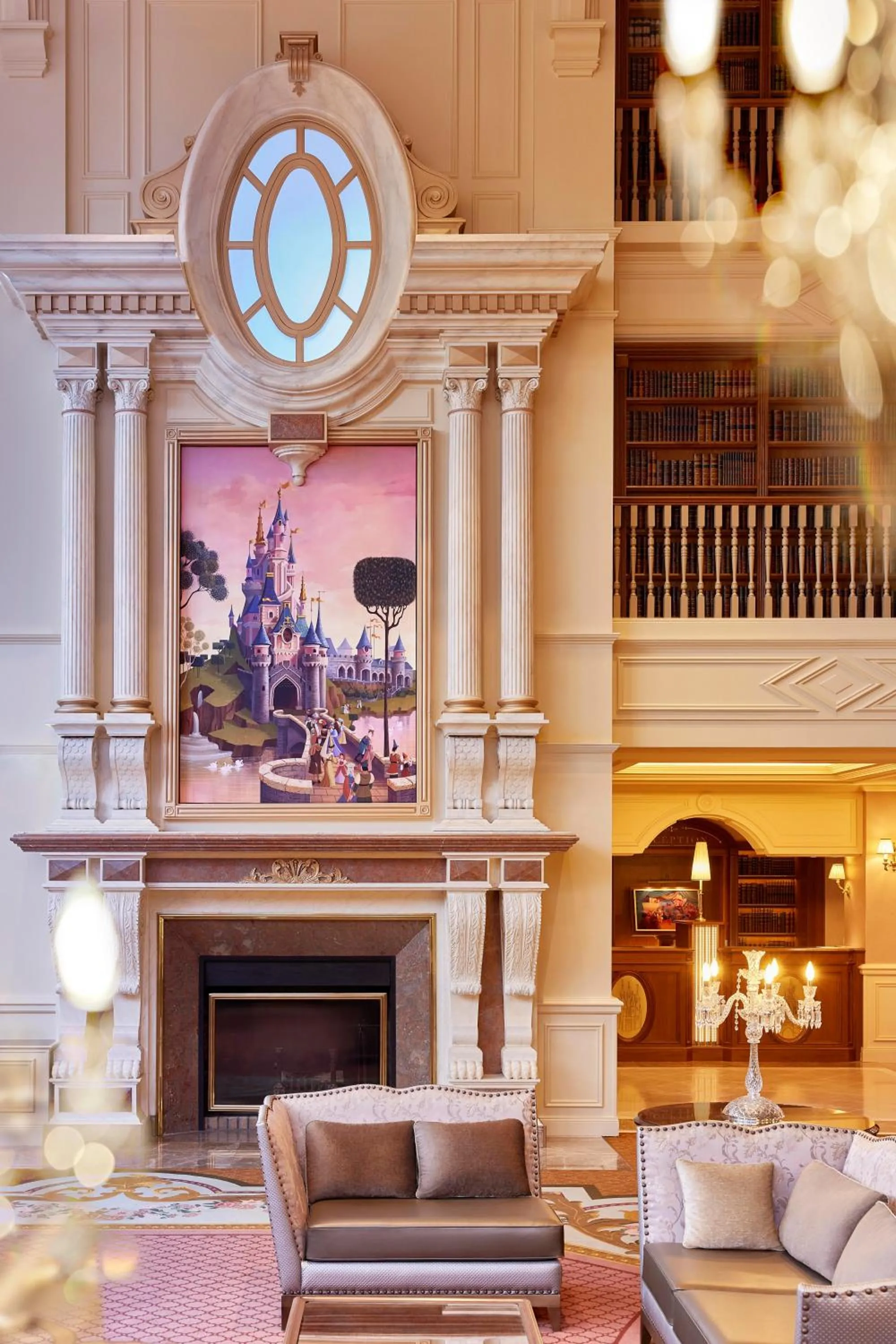 Lobby or reception in Disneyland® Hotel
