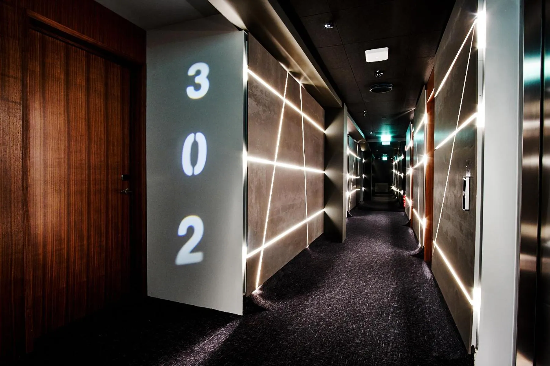 Decorative detail in ION City Hotel, Reykjavik, a Member of Design Hotels