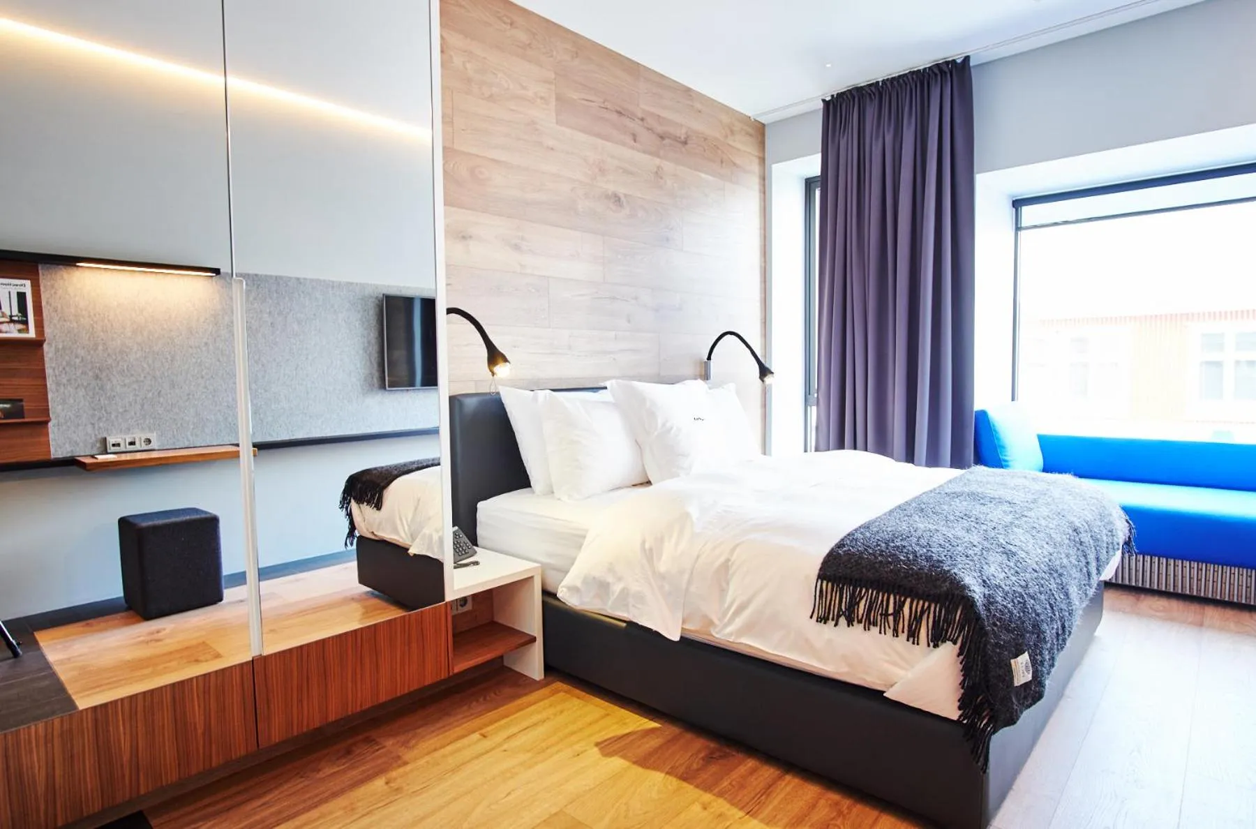 Bed in ION City Hotel, Reykjavik, a Member of Design Hotels
