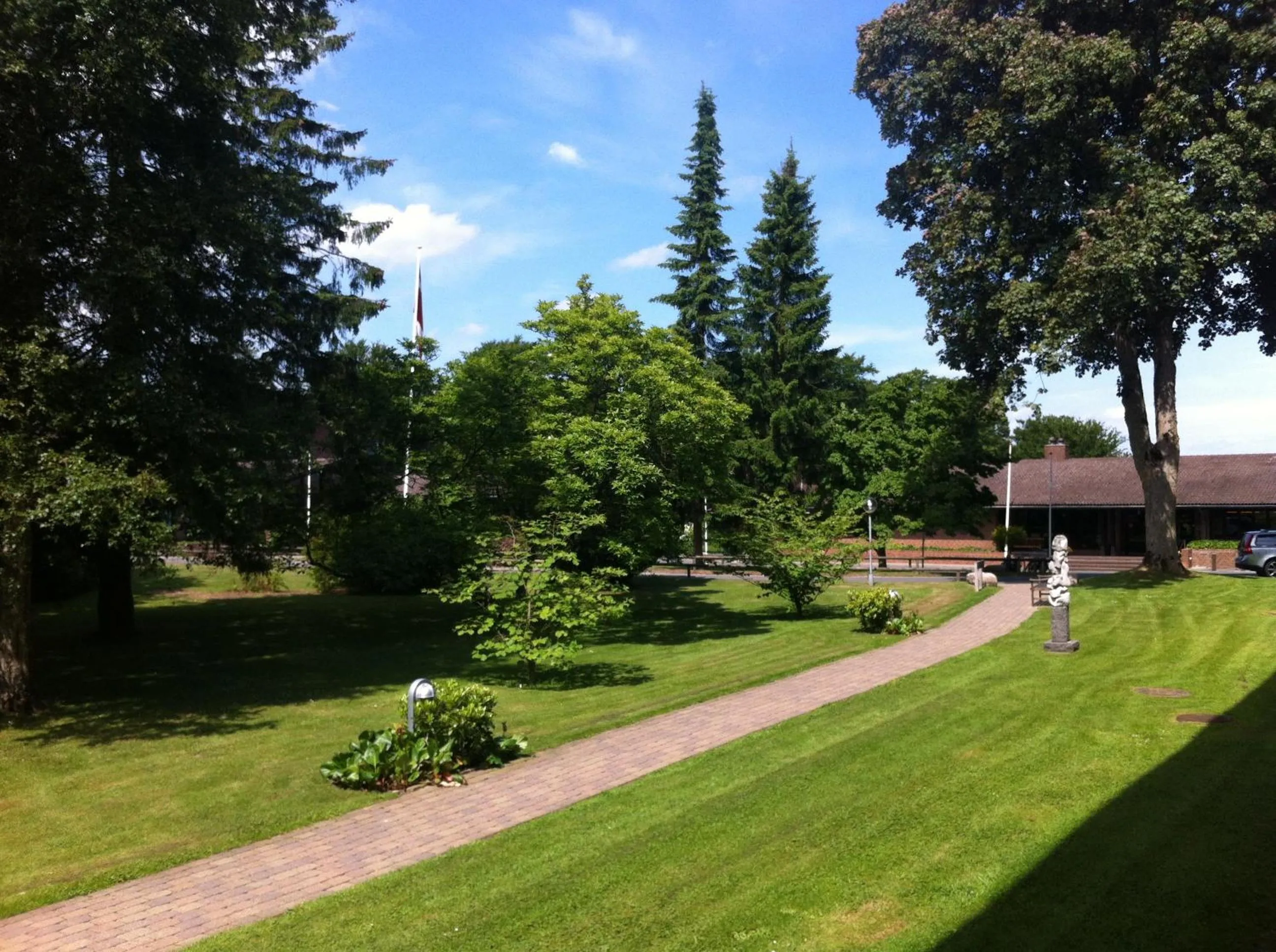 Garden in Munkebjerg Hotel