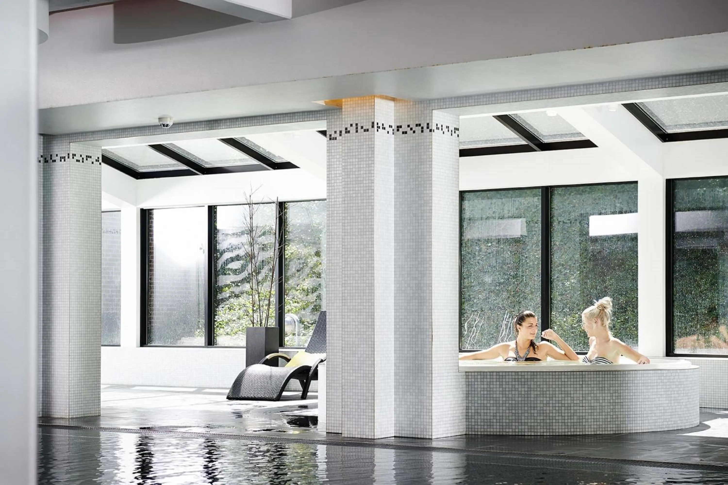 Hot Tub in Munkebjerg Hotel