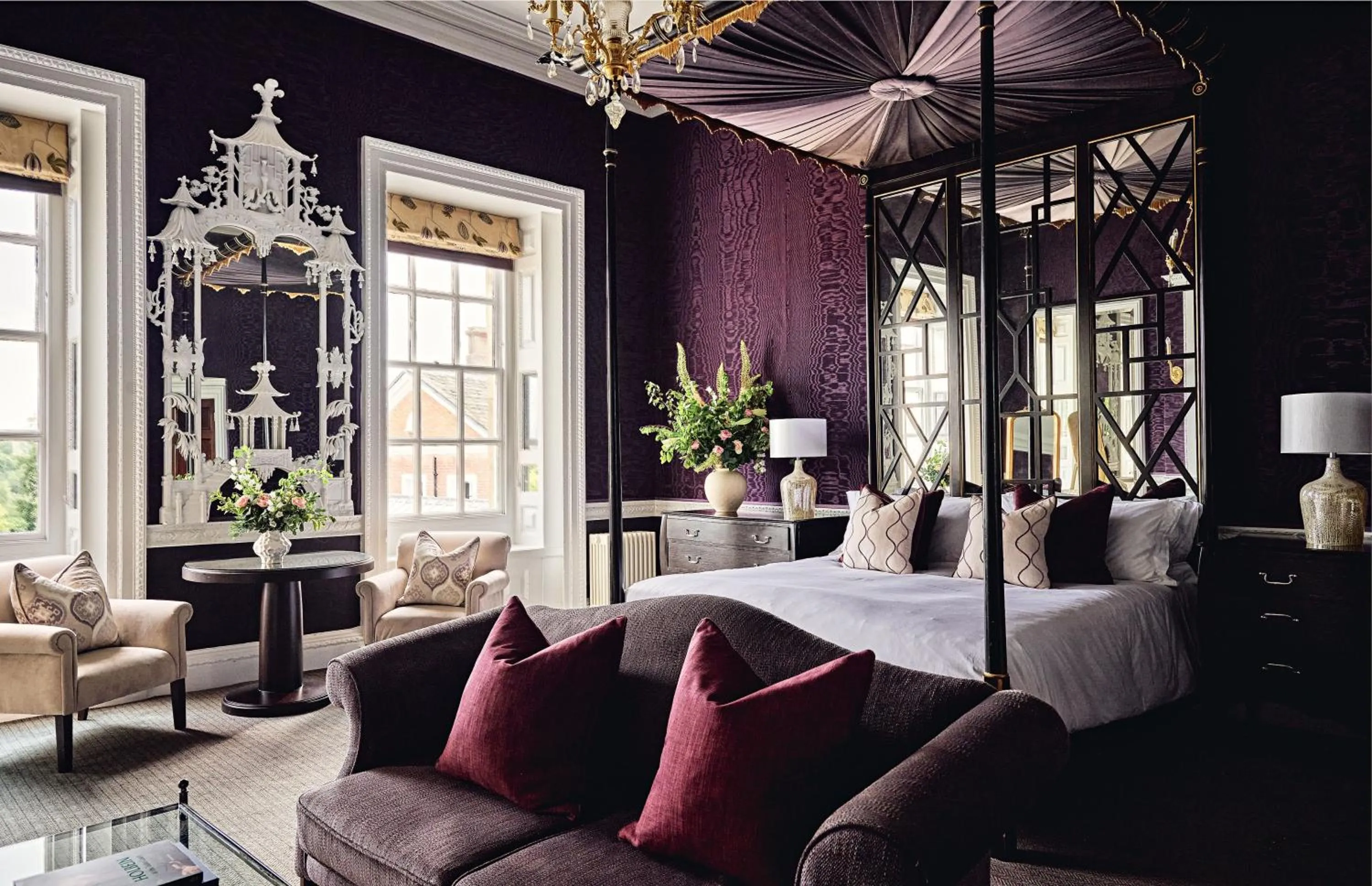 Bedroom in Buxted Park Hotel