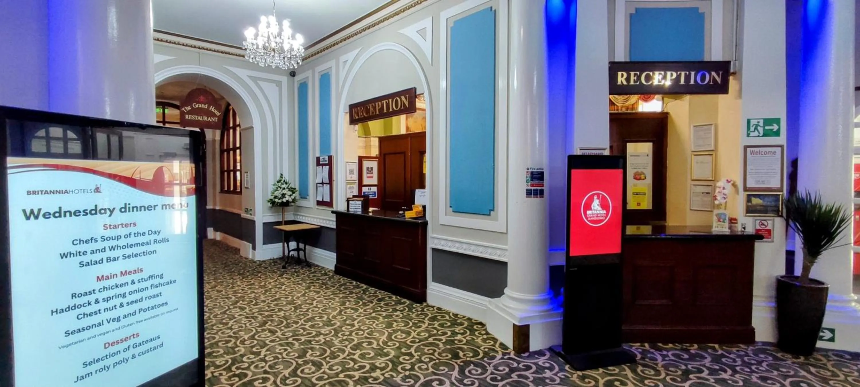 Lobby or reception in The Grand Hotel