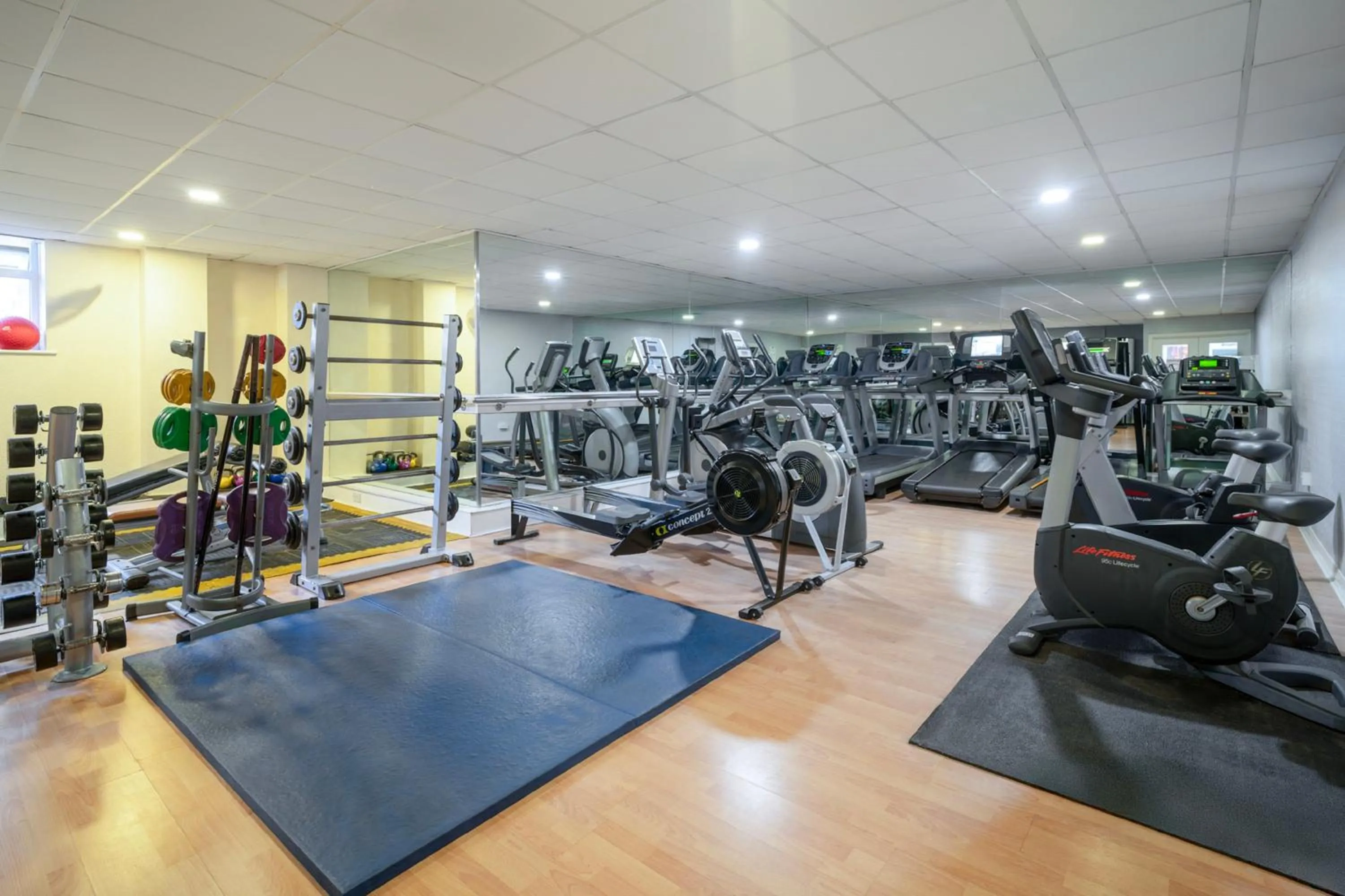 Fitness centre/facilities in The Grand Burstin Hotel
