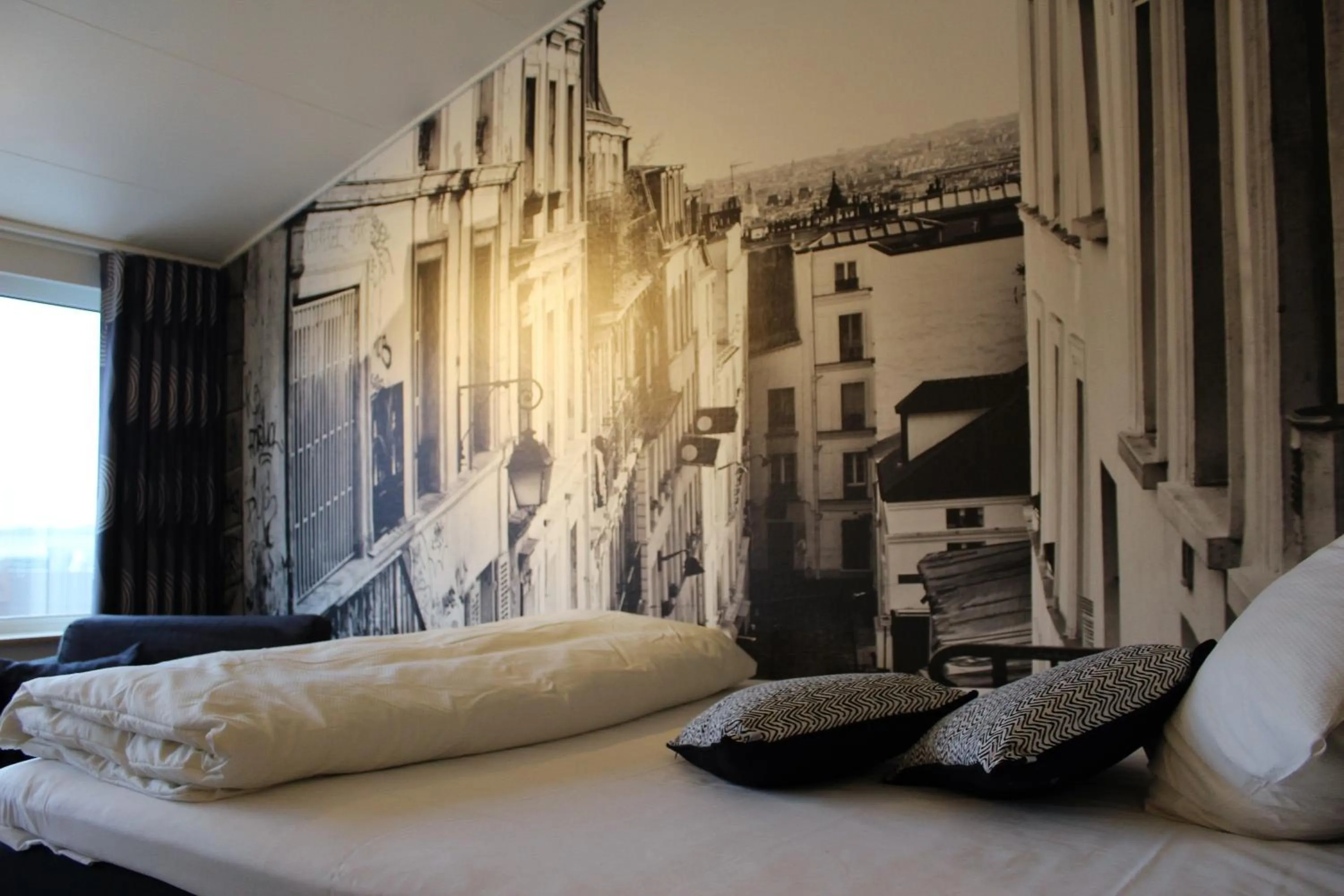 Bed in Hotel Hedegaarden