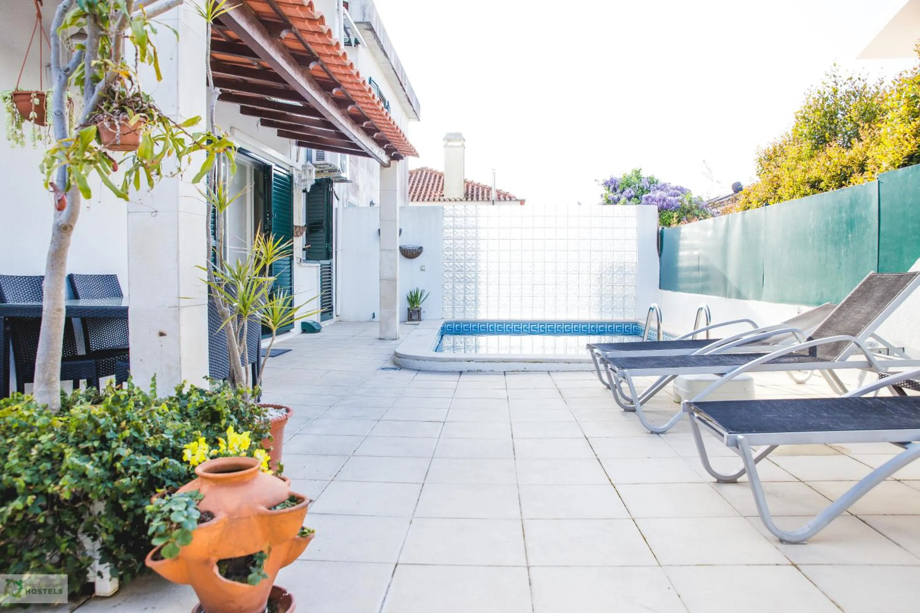 Patio in Help Yourself Hostels - Carcavelos Coast