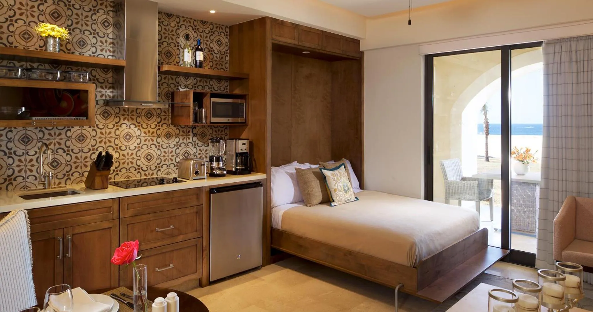 Bed in Grand Solmar Pacific Dunes Resort, Golf & Spa