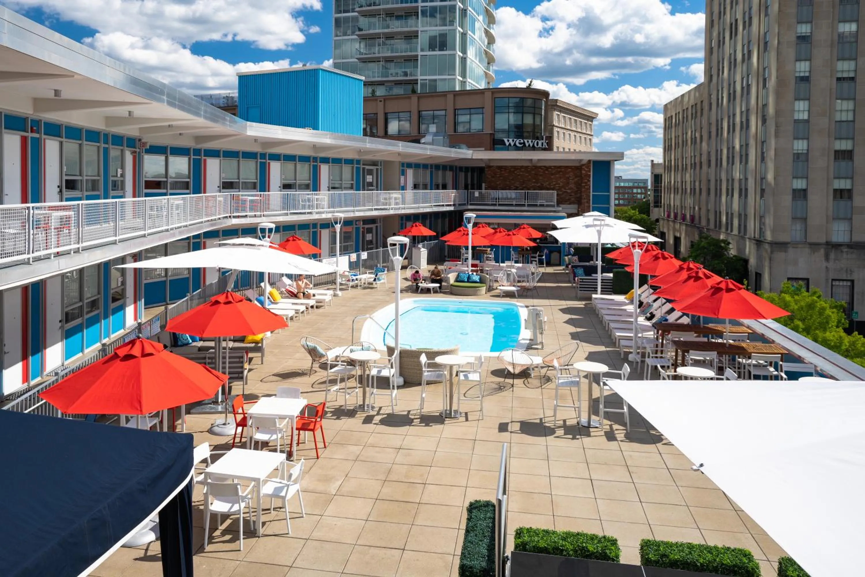 Pool view in Unscripted Durham, Part of JDV by Hyatt