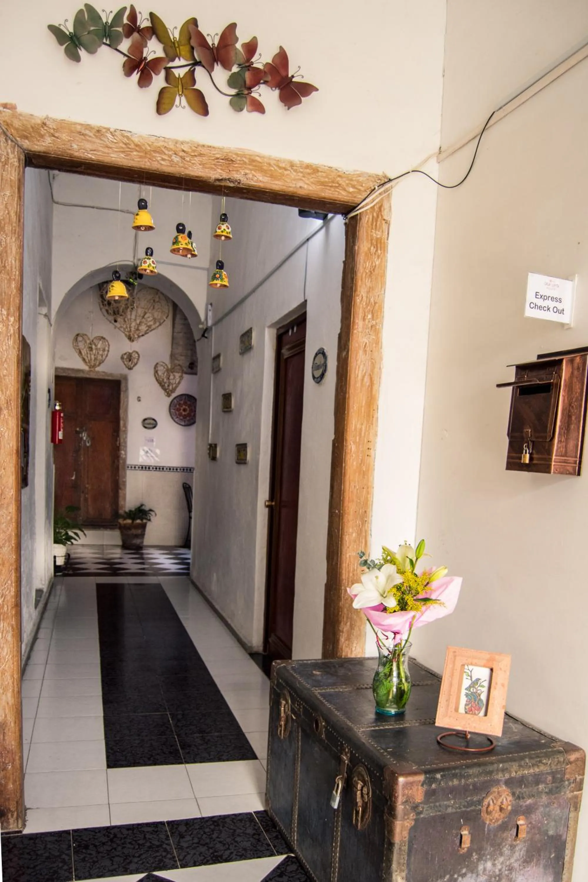 Property building in Casa Lupita Hostel