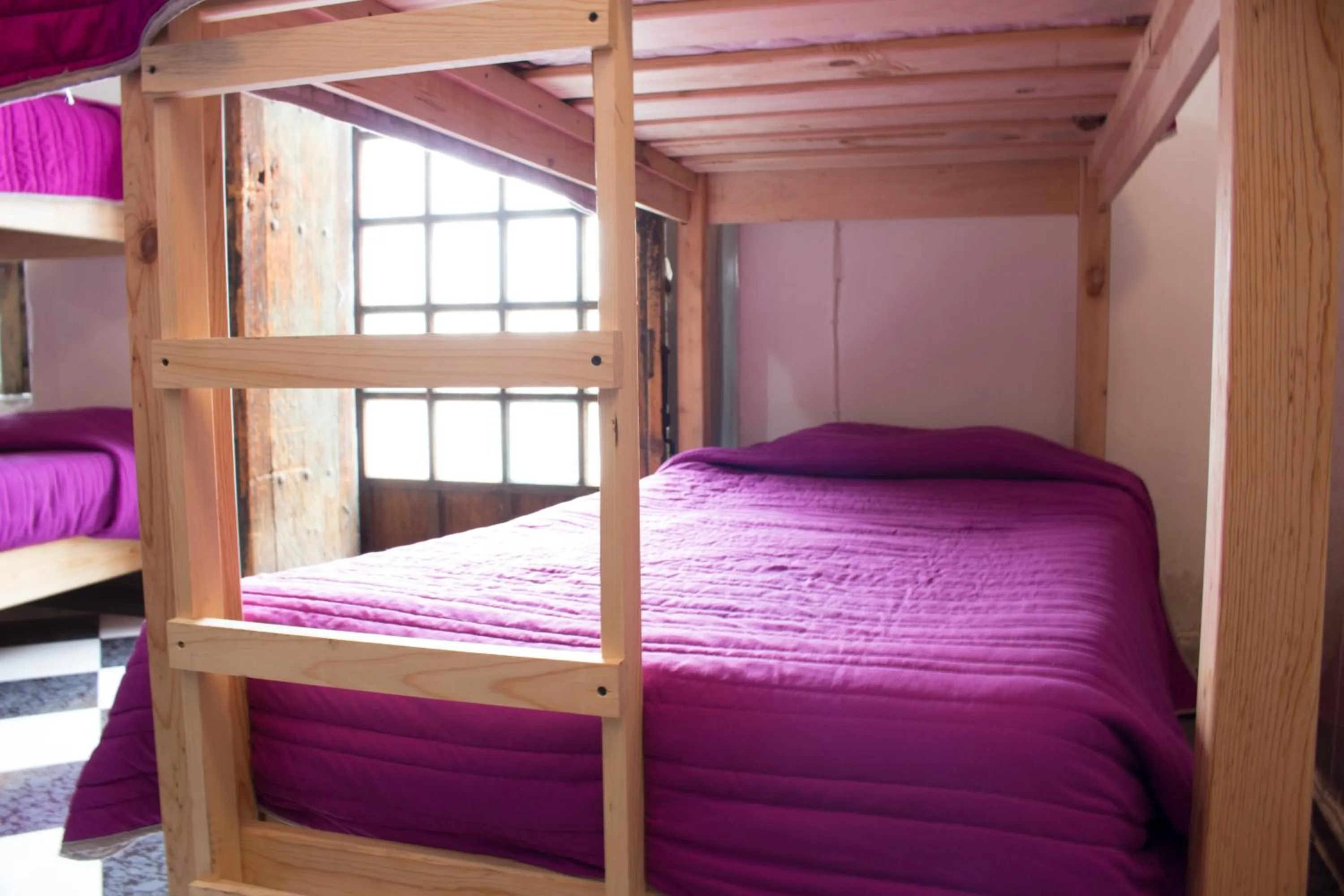 Decorative detail, Bed in Casa Lupita Hostel
