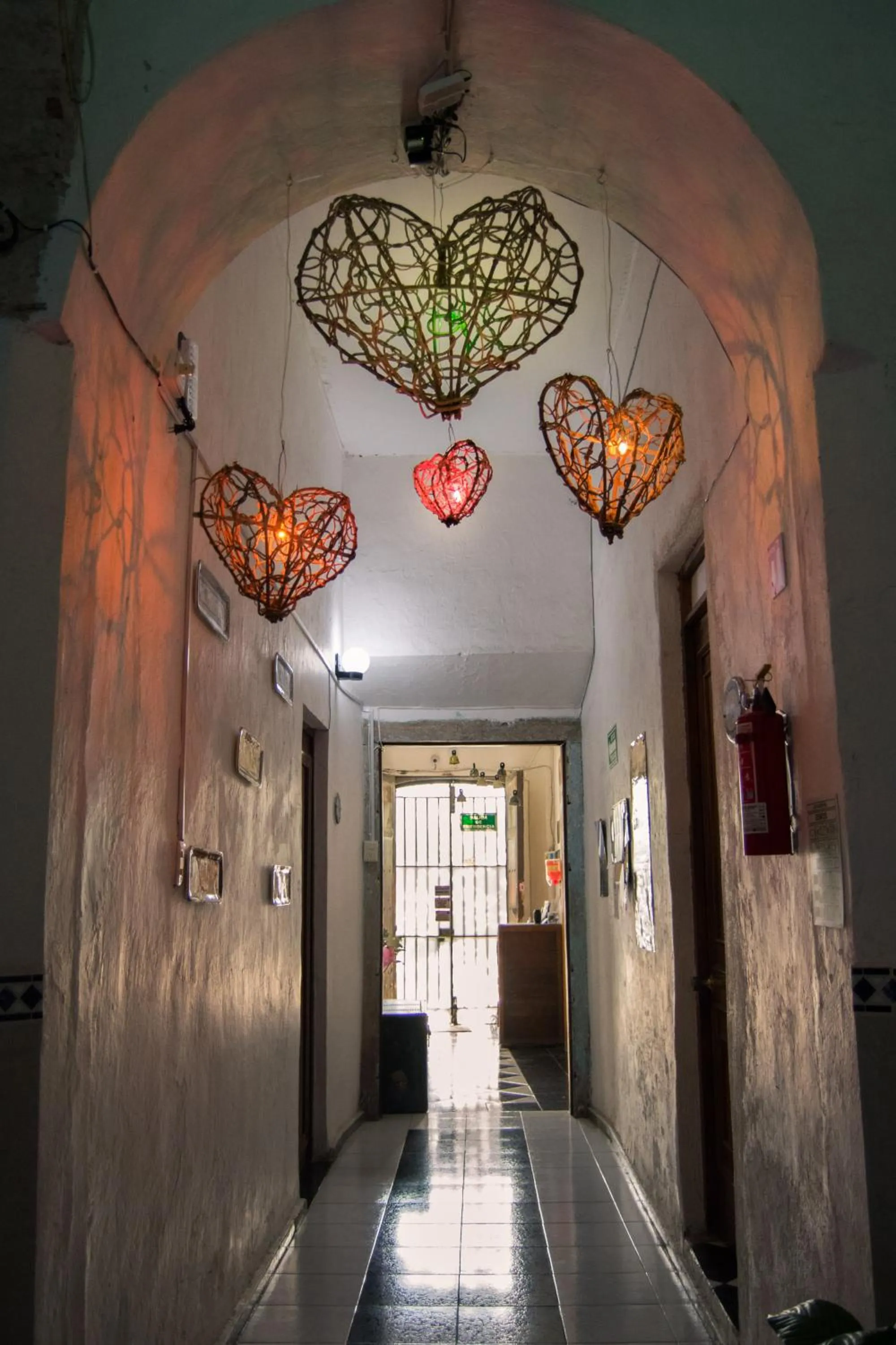 Property building in Casa Lupita Hostel