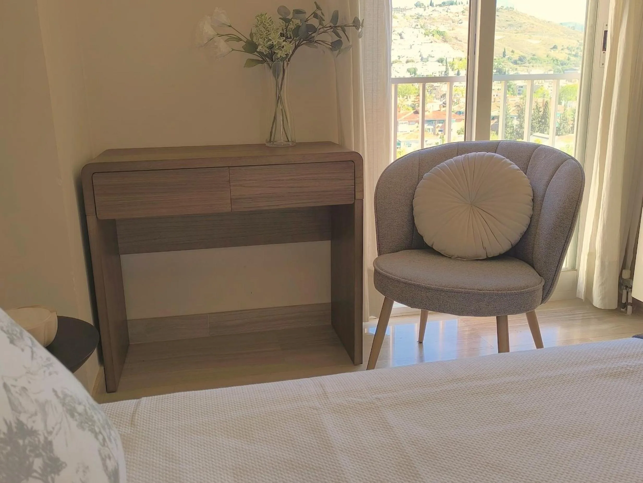 Decorative detail, Bed in Apartamento Góngora