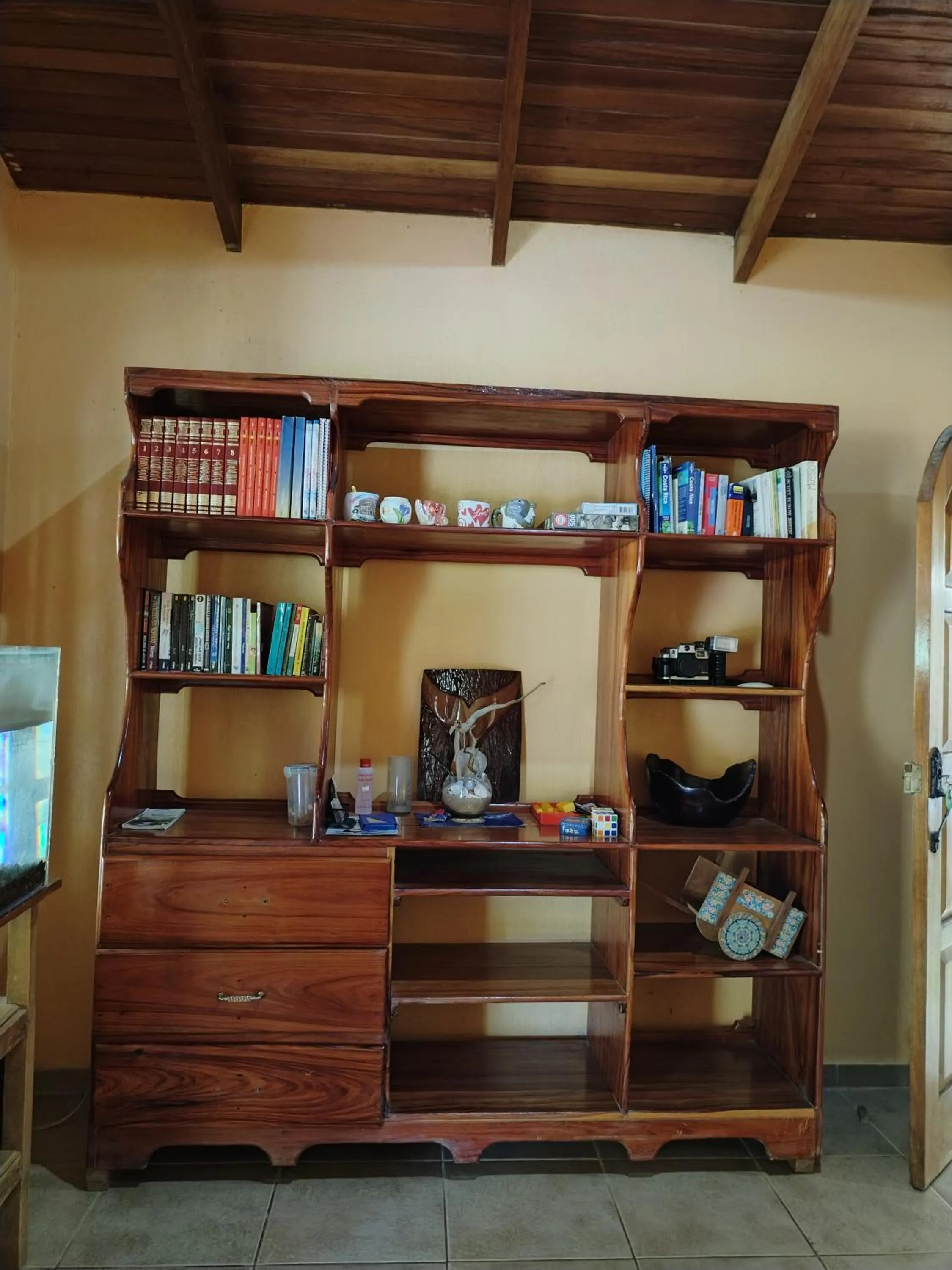 Library in Osa House - Drake Bay