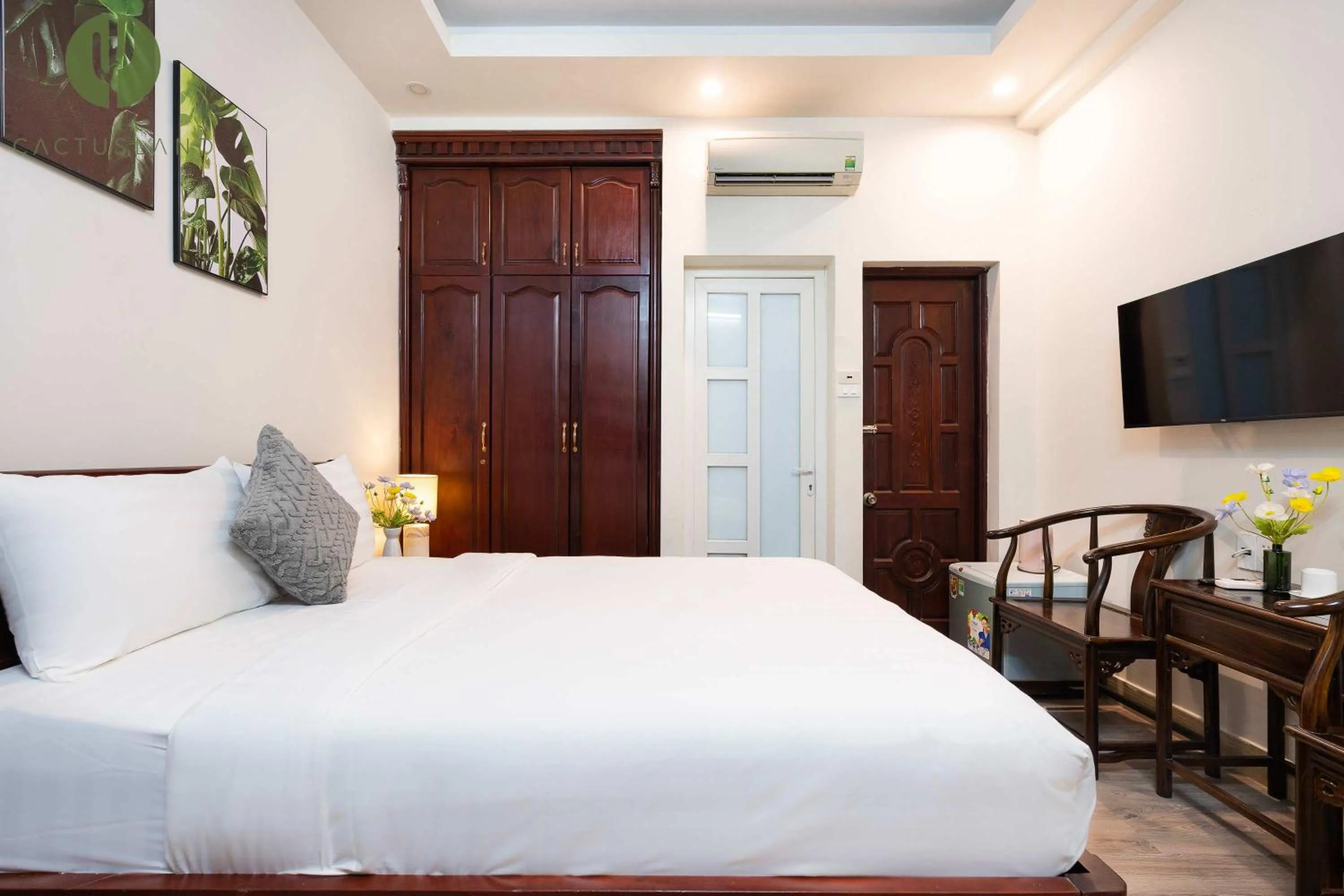 Bed in Cactusland Hotel Tan Binh Near T3 Station