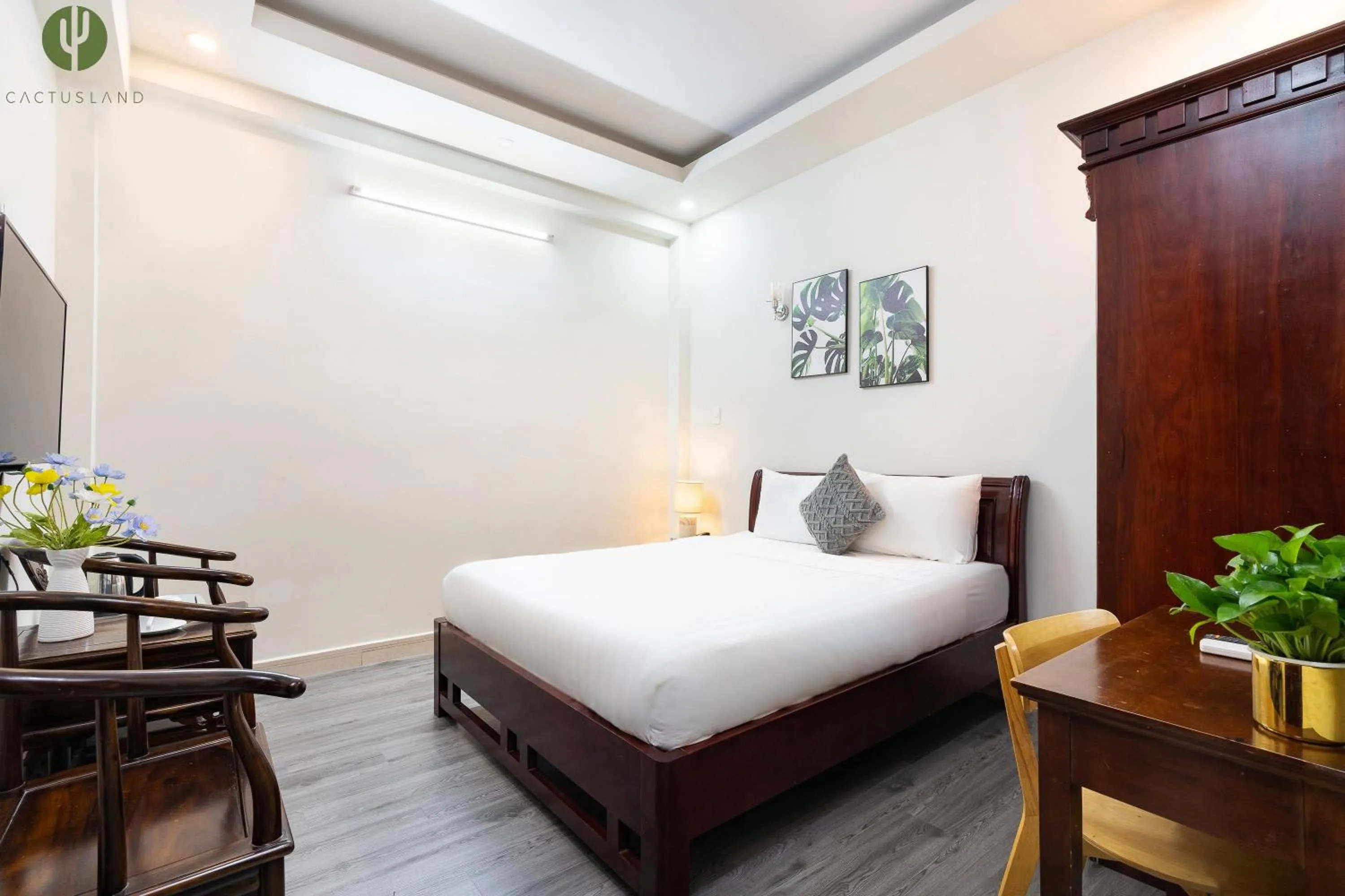 Bed in Cactusland Hotel Tan Binh Near T3 Station