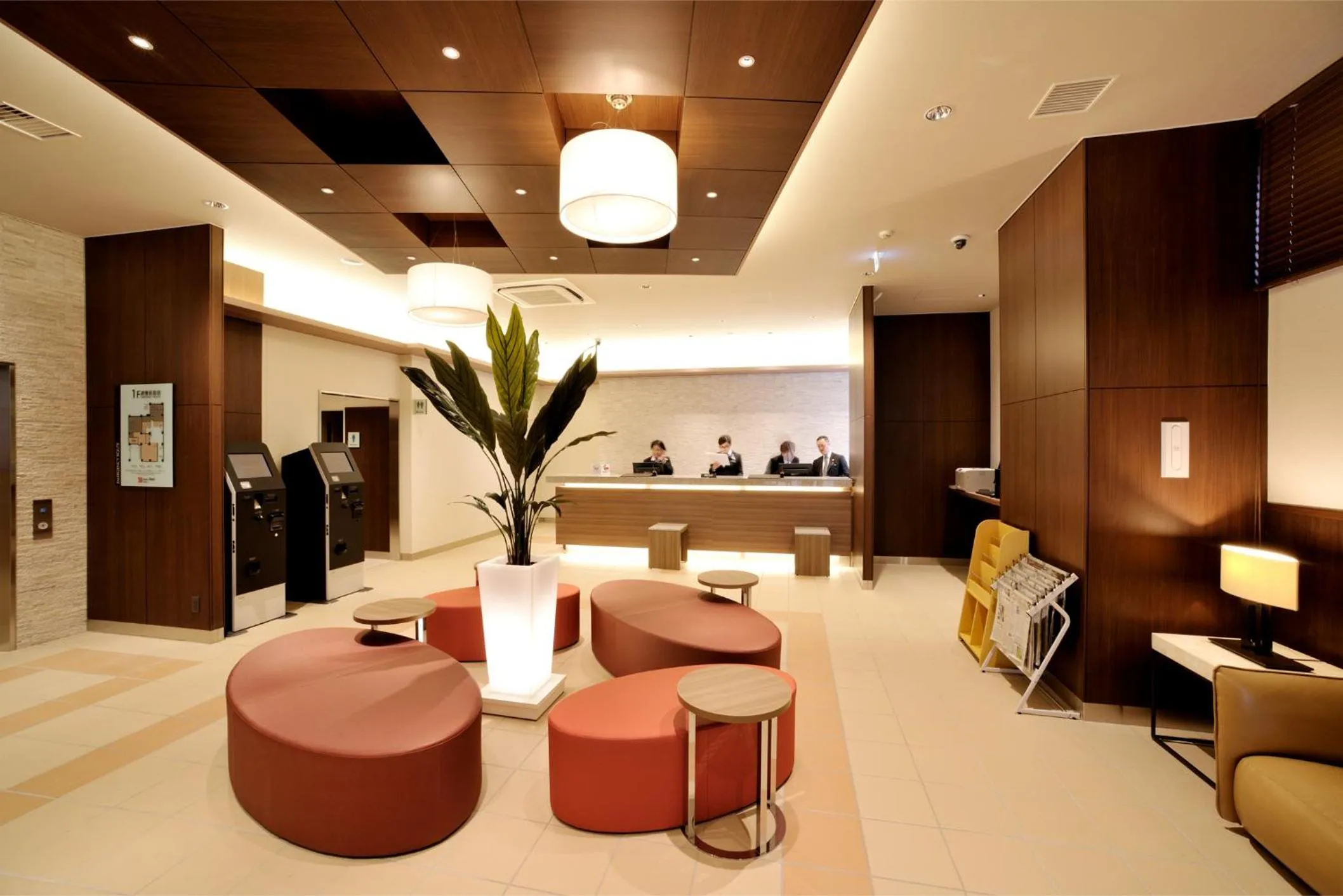 Lobby or reception in Hotel Nets Sapporo