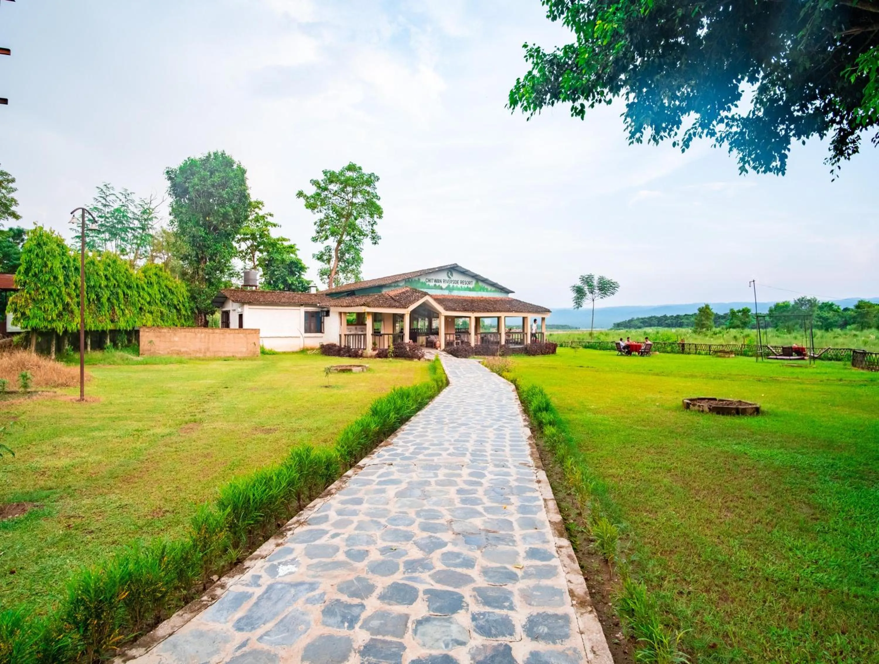 Garden in Chitwan Riverside Resort