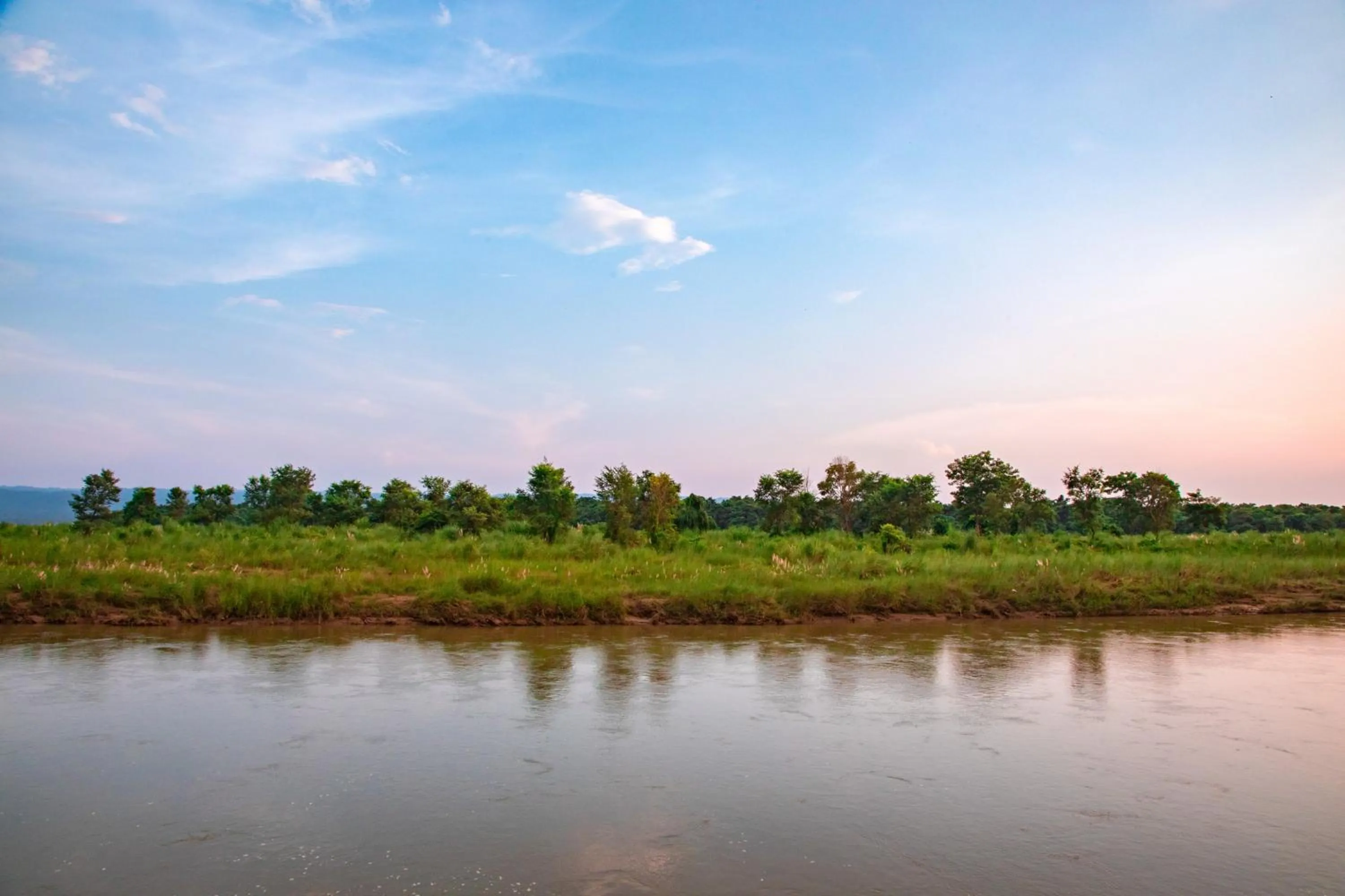 Natural landscape in Chitwan Riverside Resort