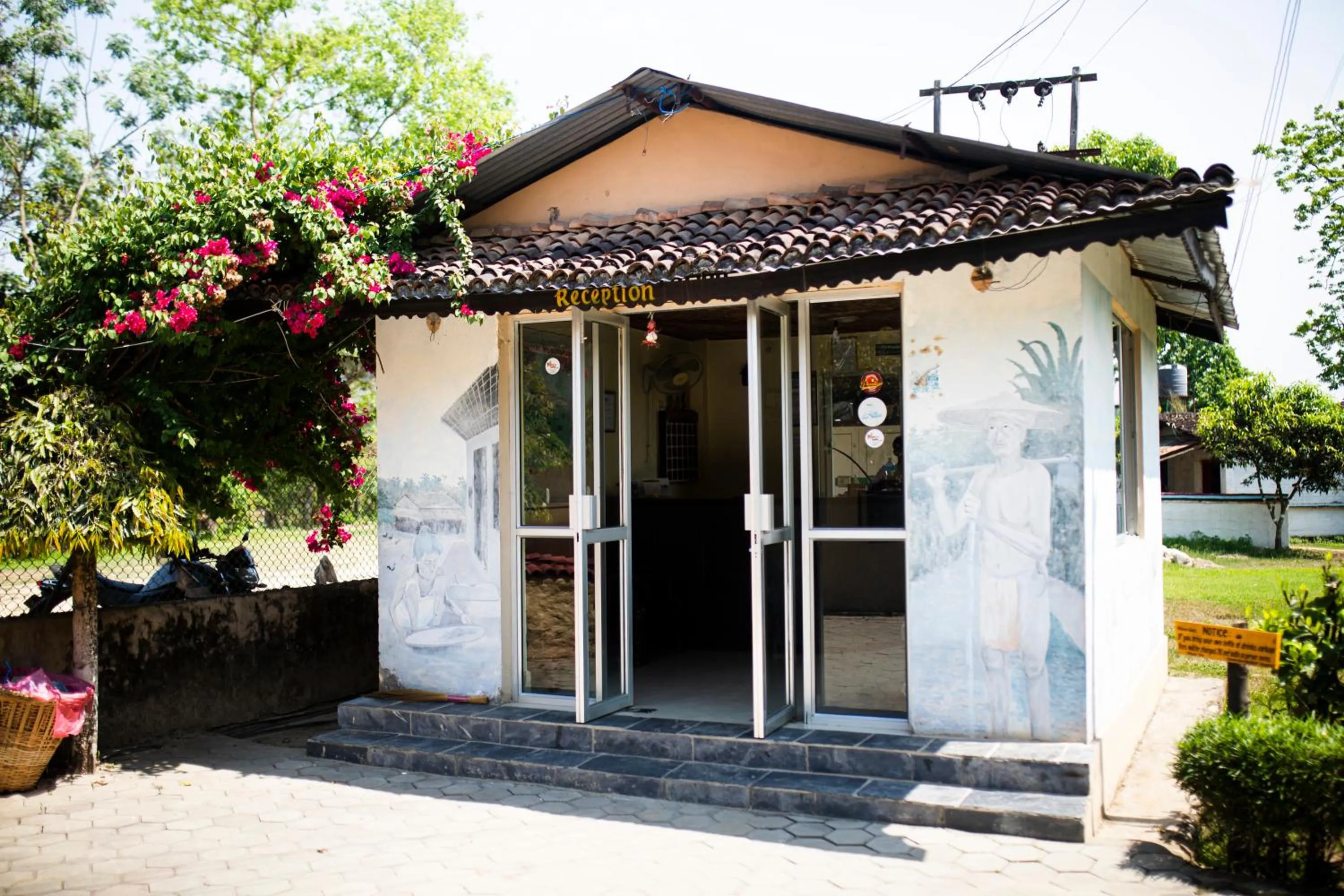 Property building in Chitwan Riverside Resort