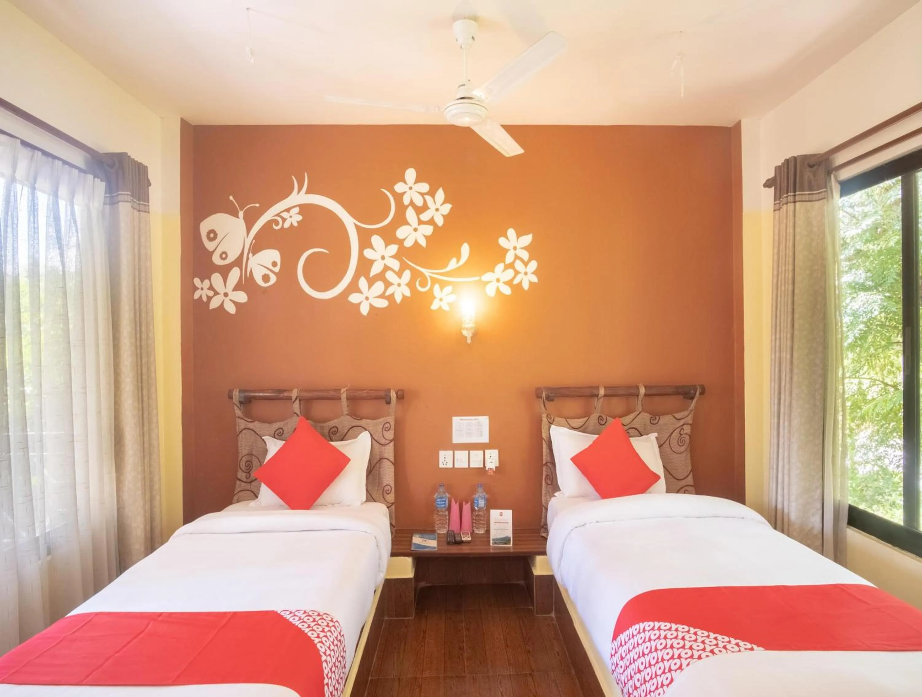 Bedroom, Bed in Chitwan Riverside Resort