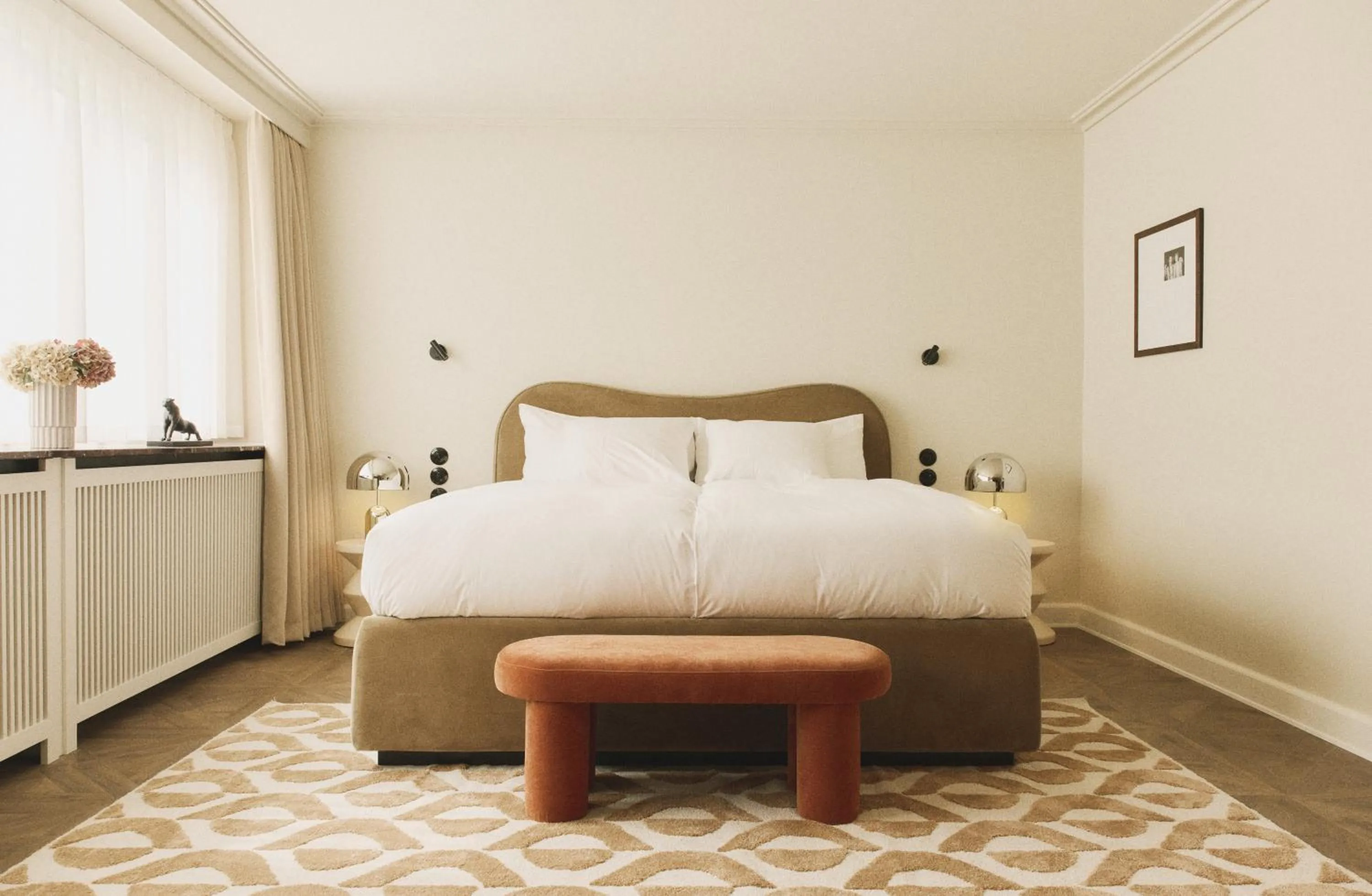 Bed in Hotel Kong Frederik